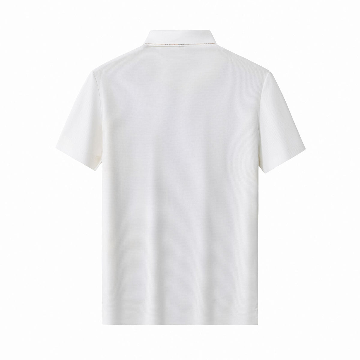 Contrast Trim Detail Polo – El Baron WHITE