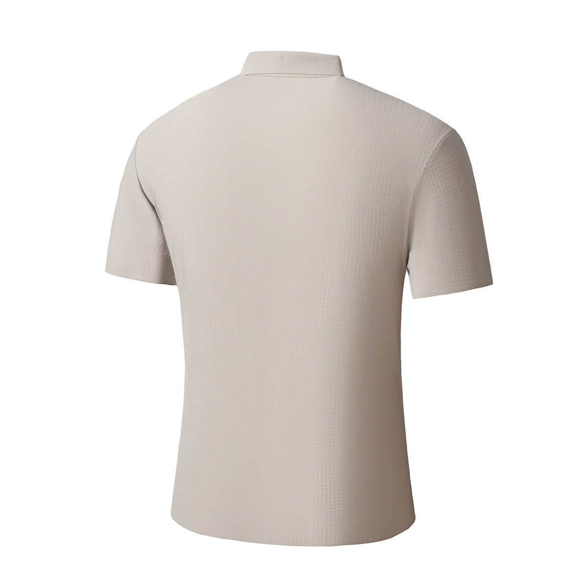 Stitchless Stretch Poplin SS Shirt KHAKI