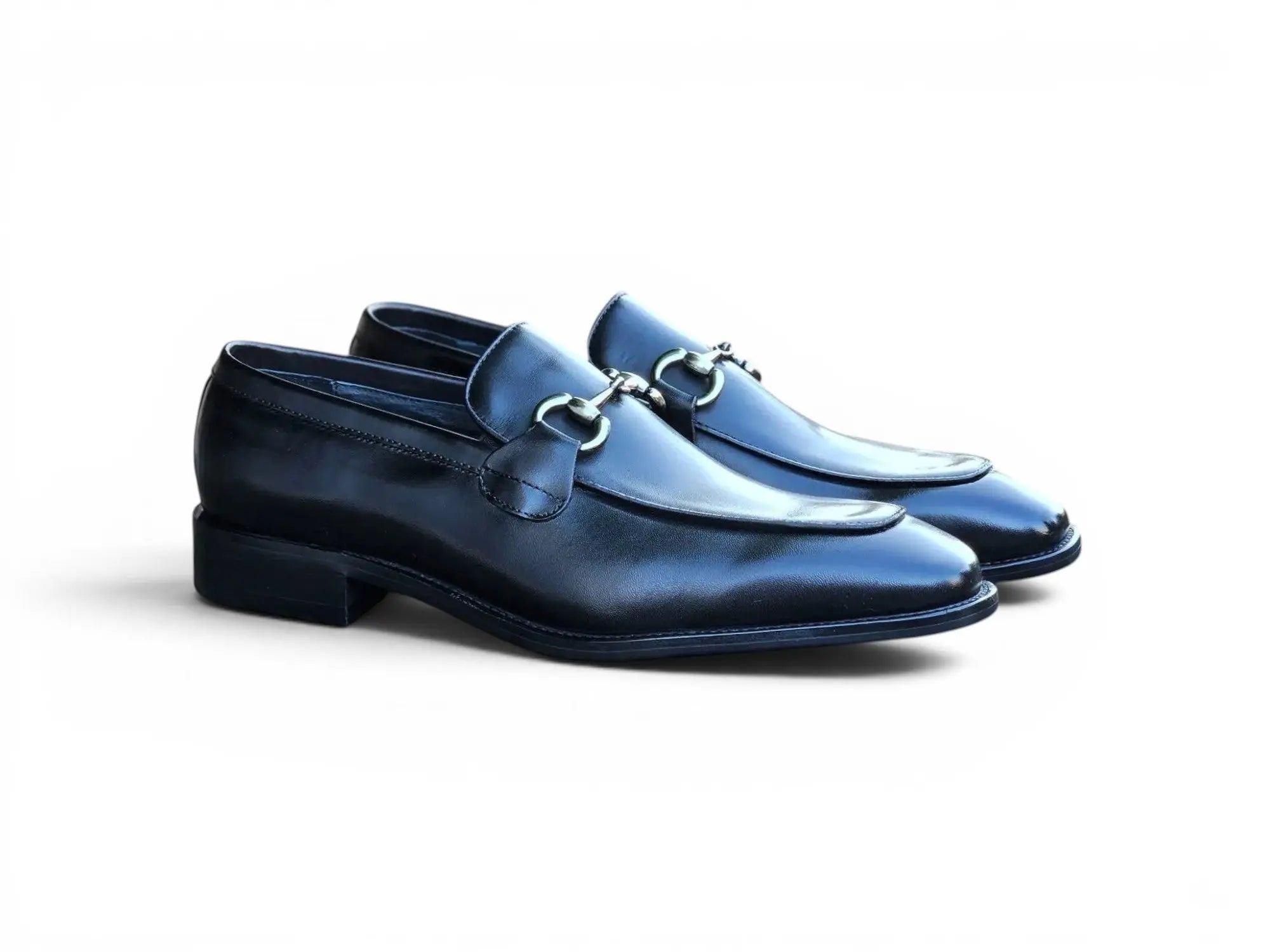 Burnished Calfskin Horsebit Loafer