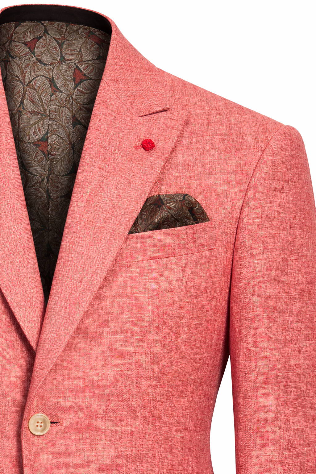 Vitali C5190 Single Breast Blazer Coral