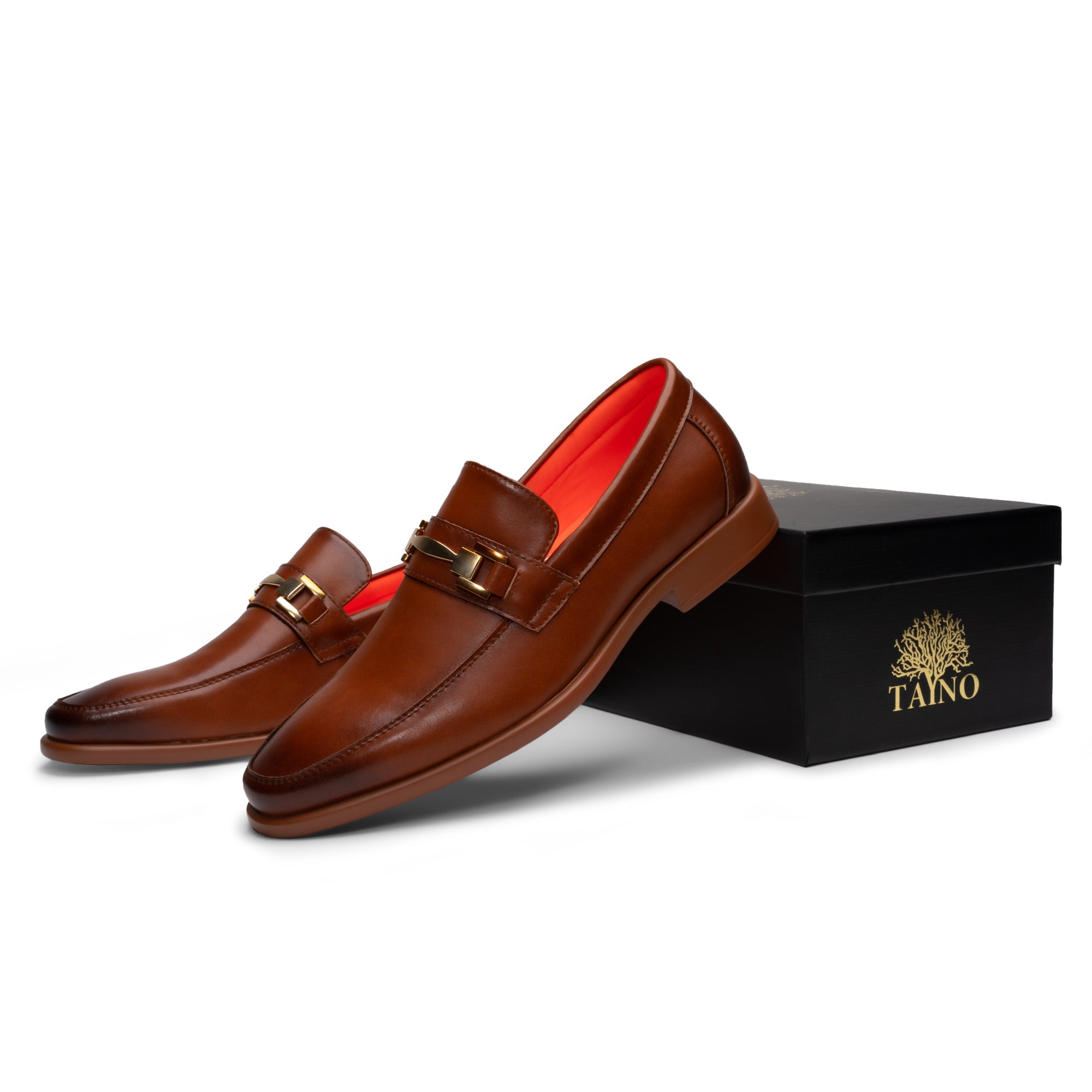 Tayno The Caprio Leather Loafer Cognac