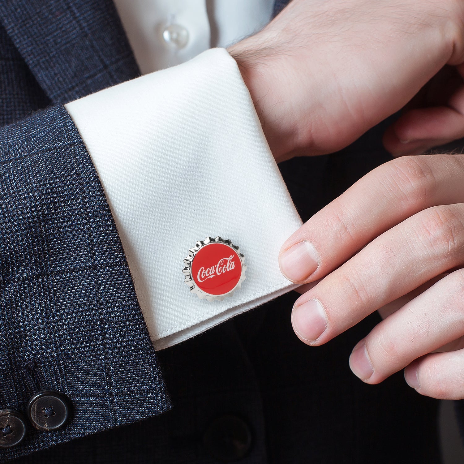 Coca-Cola Bottle Cap Cufflinks
