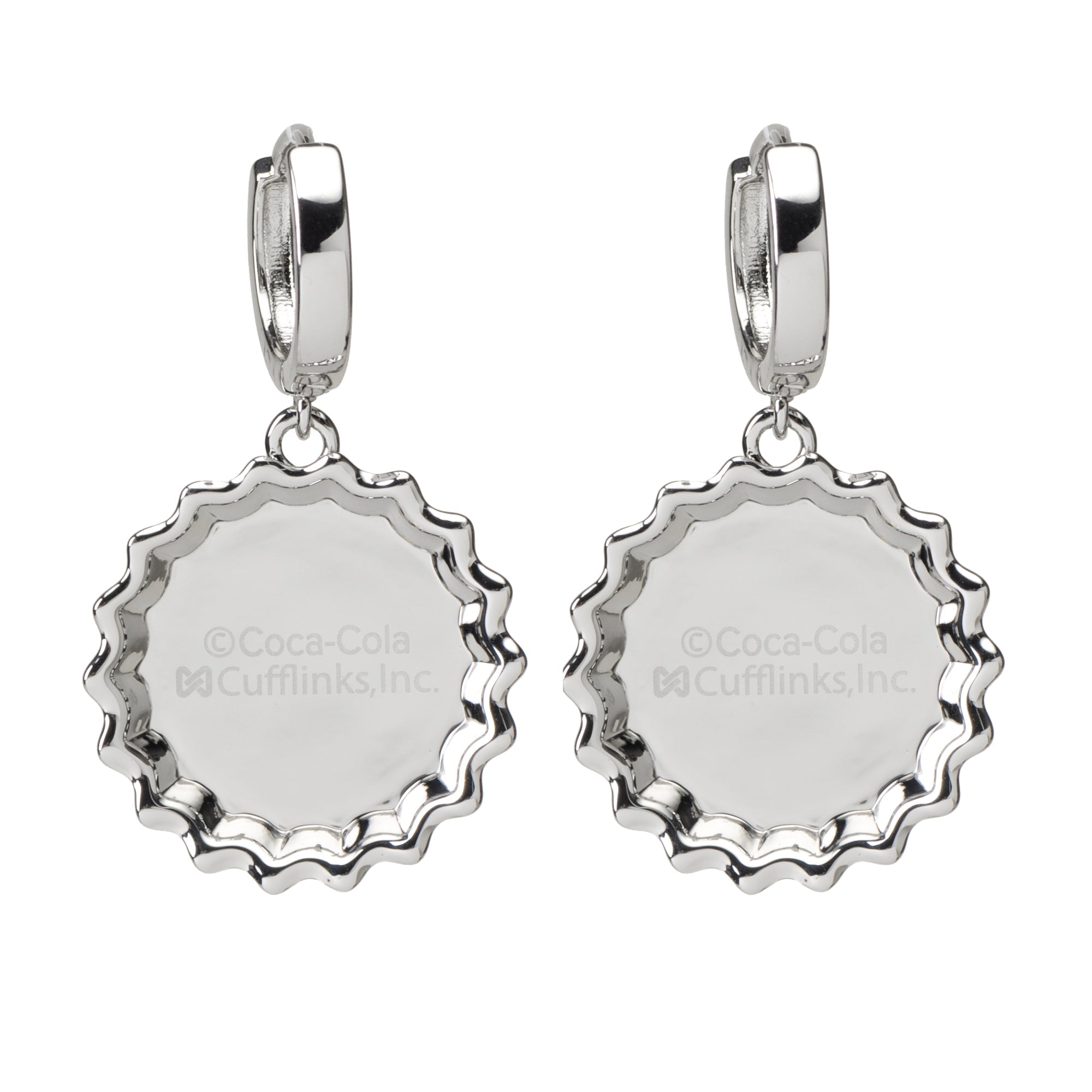 Diet Coke Bottle Cap Dangle Earrings