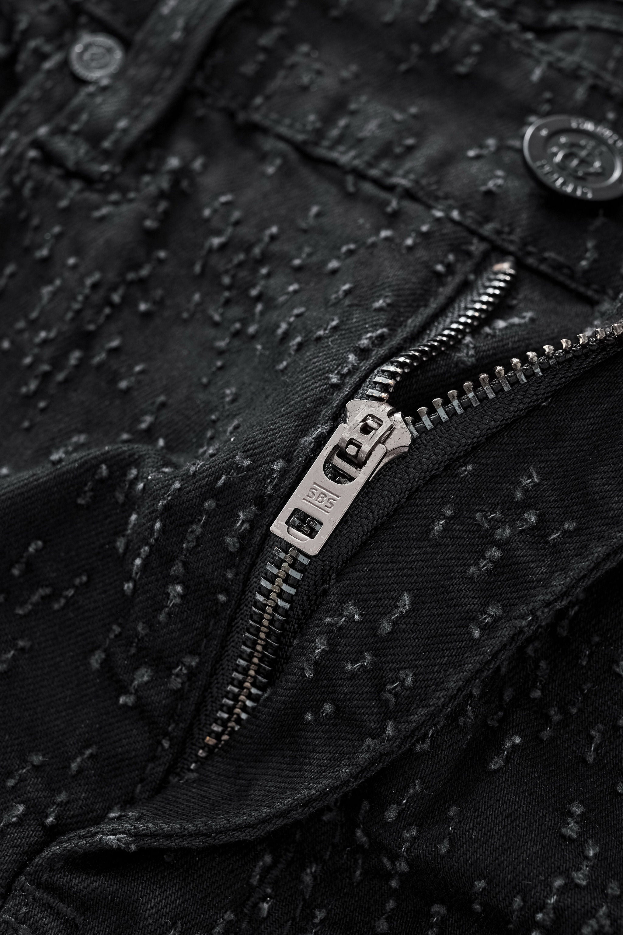 Sanctum Cross Denim Pant – Century Penthouse BLACK/BLACK