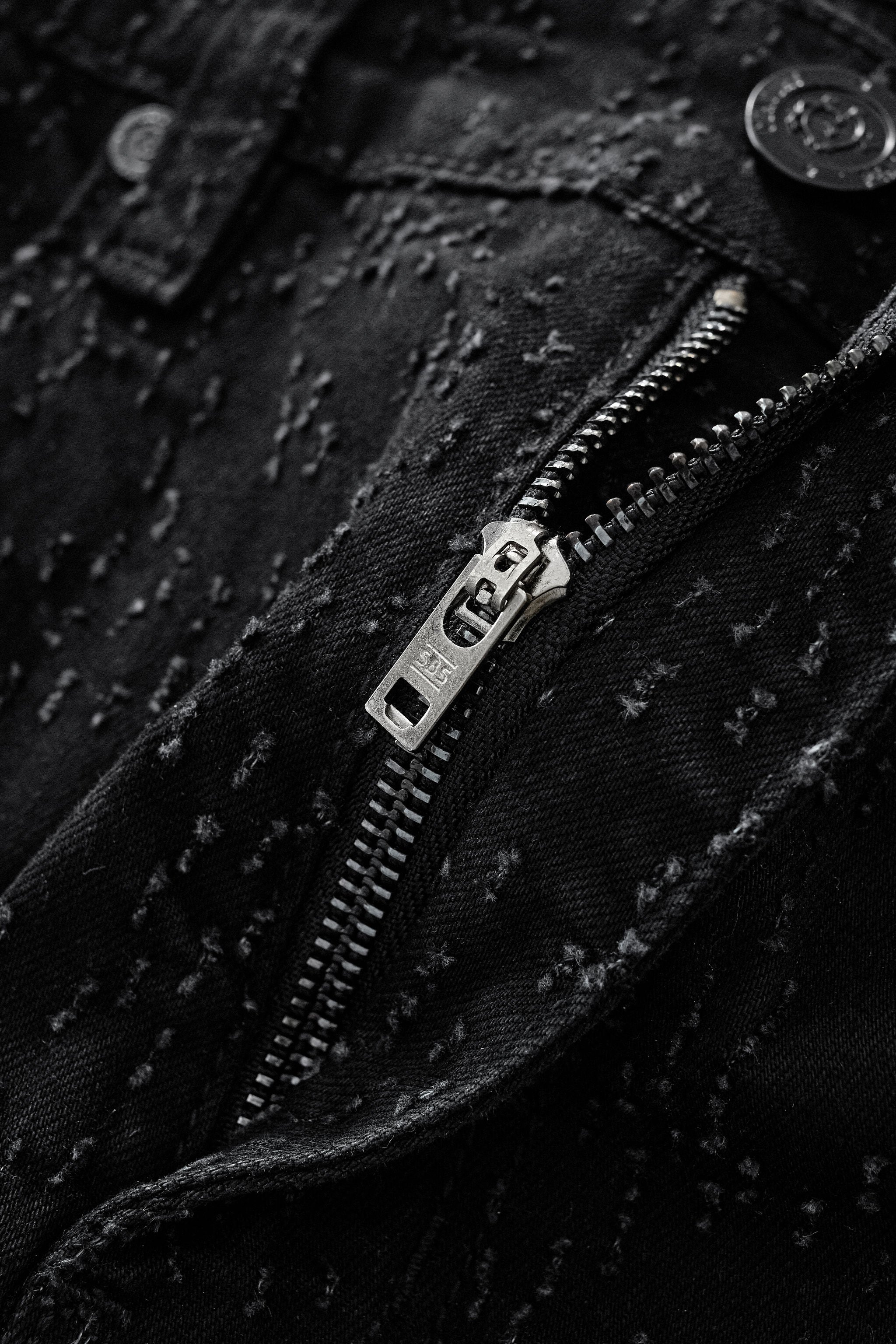 Sanctum Cross Denim Pant – Century Penthouse BLACK/SILVER