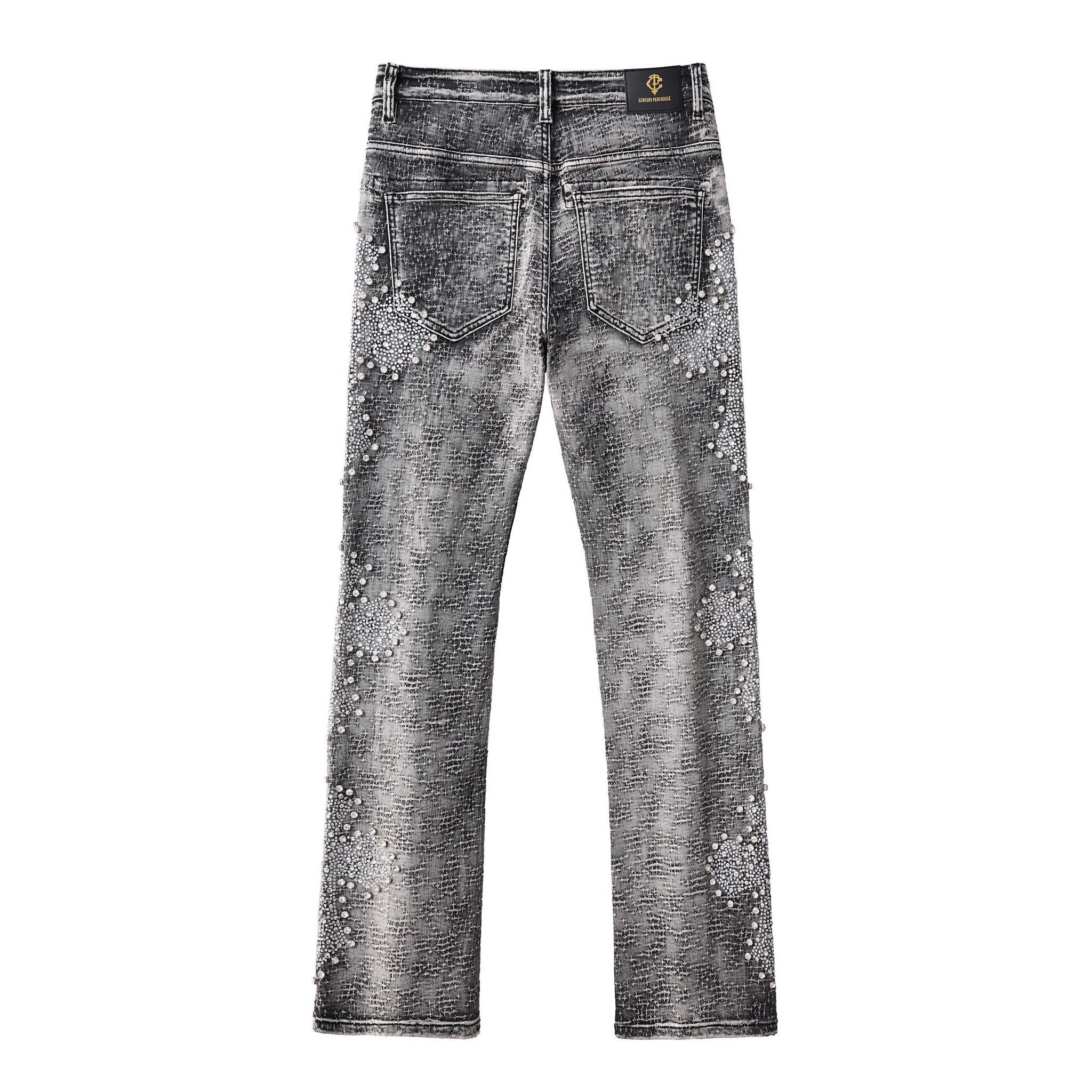 Sanctum Cross Denim Pant – Century Penthouse GREY