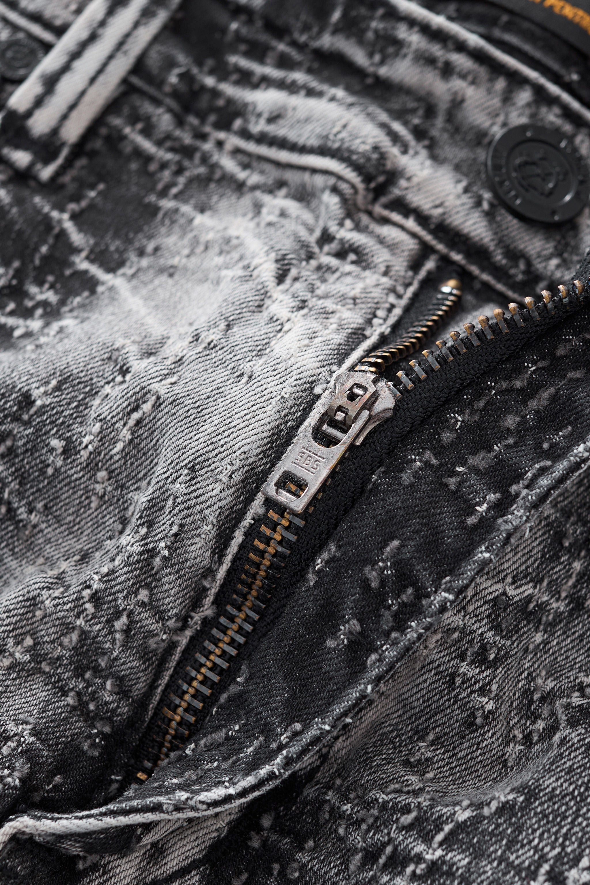 Sanctum Cross Denim Pant – Century Penthouse GREY