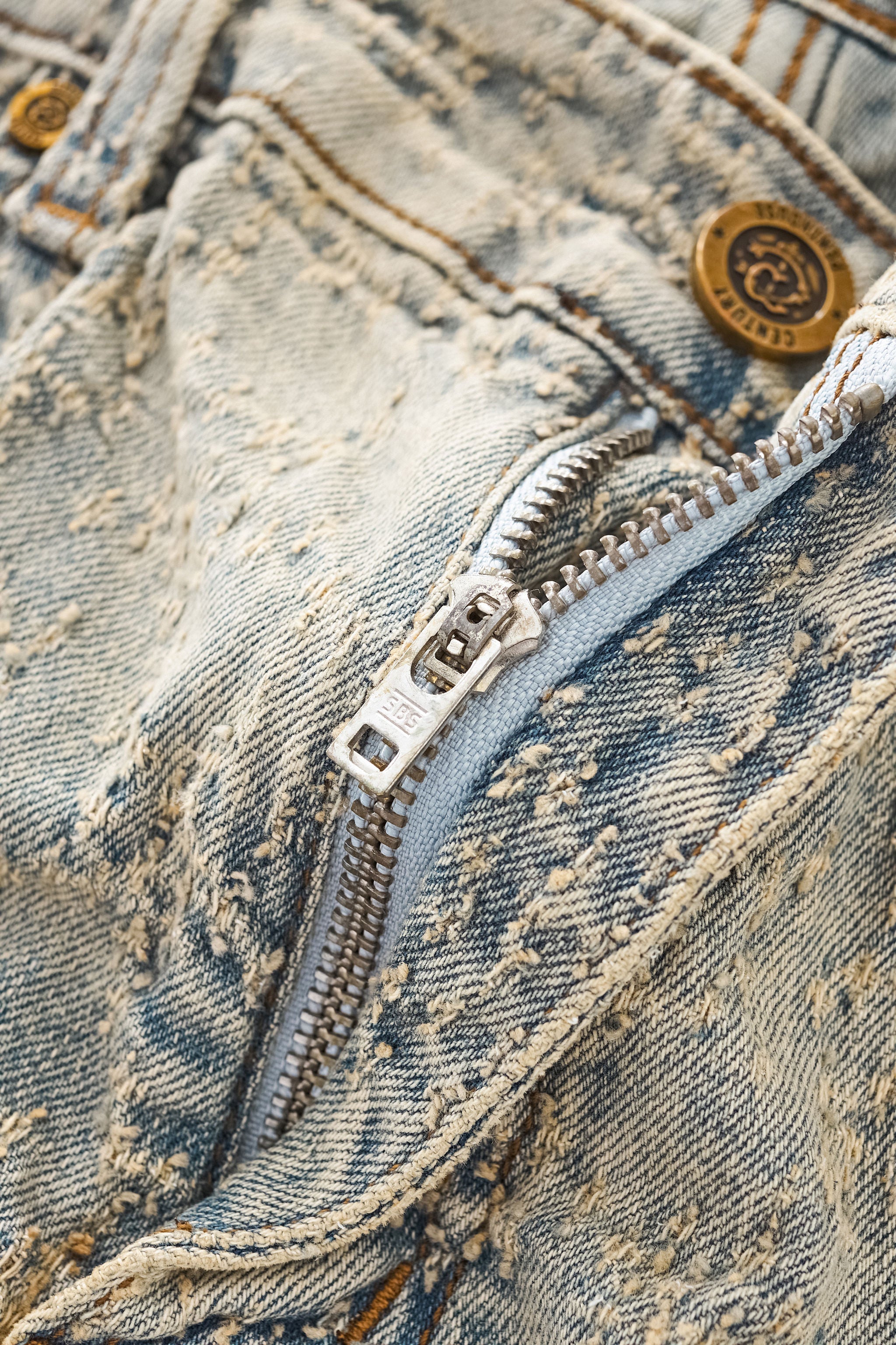 Sanctum Cross Denim Pant – Century Penthouse TAN