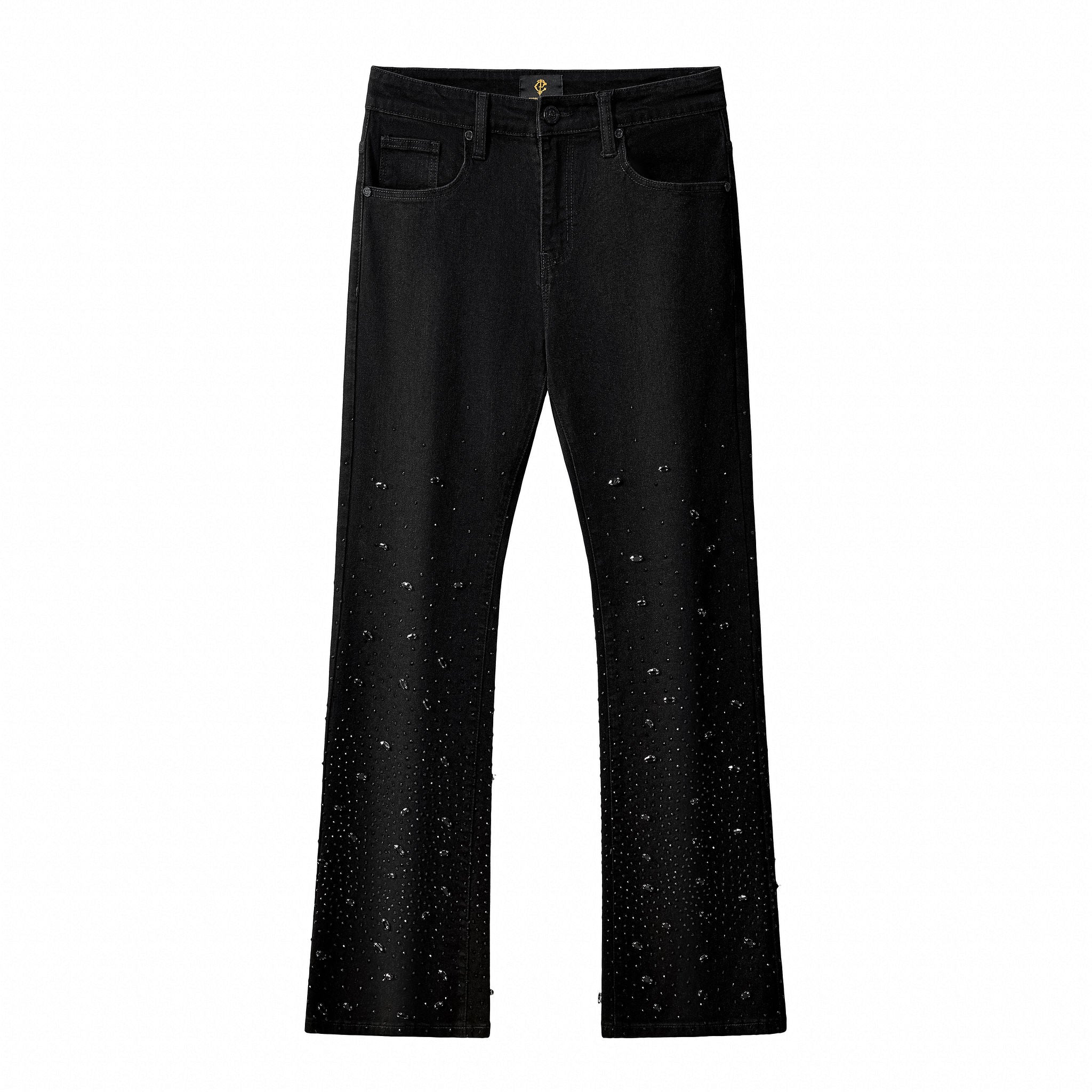 Celestial Stud Denim Pant – Century Penthouse BLACK