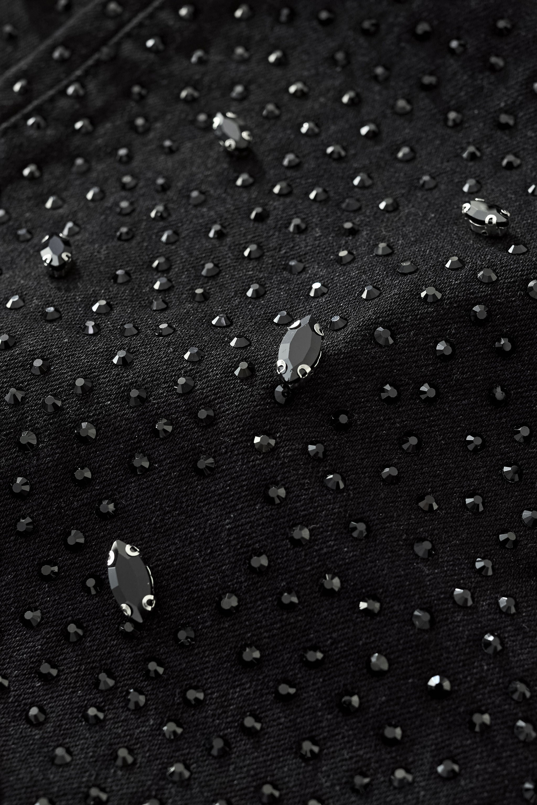 Celestial Stud Denim Pant – Century Penthouse BLACK