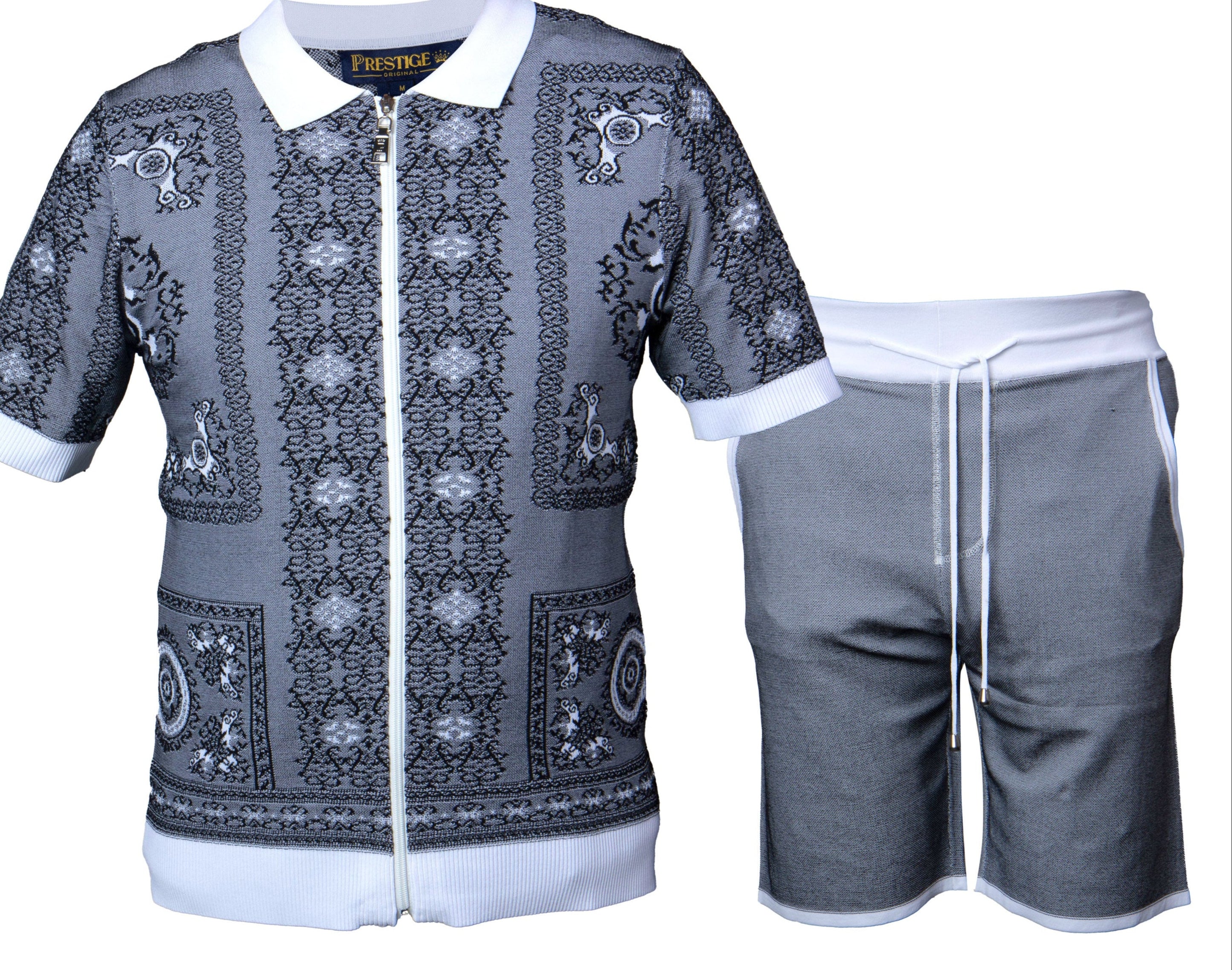 Prestige CKJ-305 Short Set White