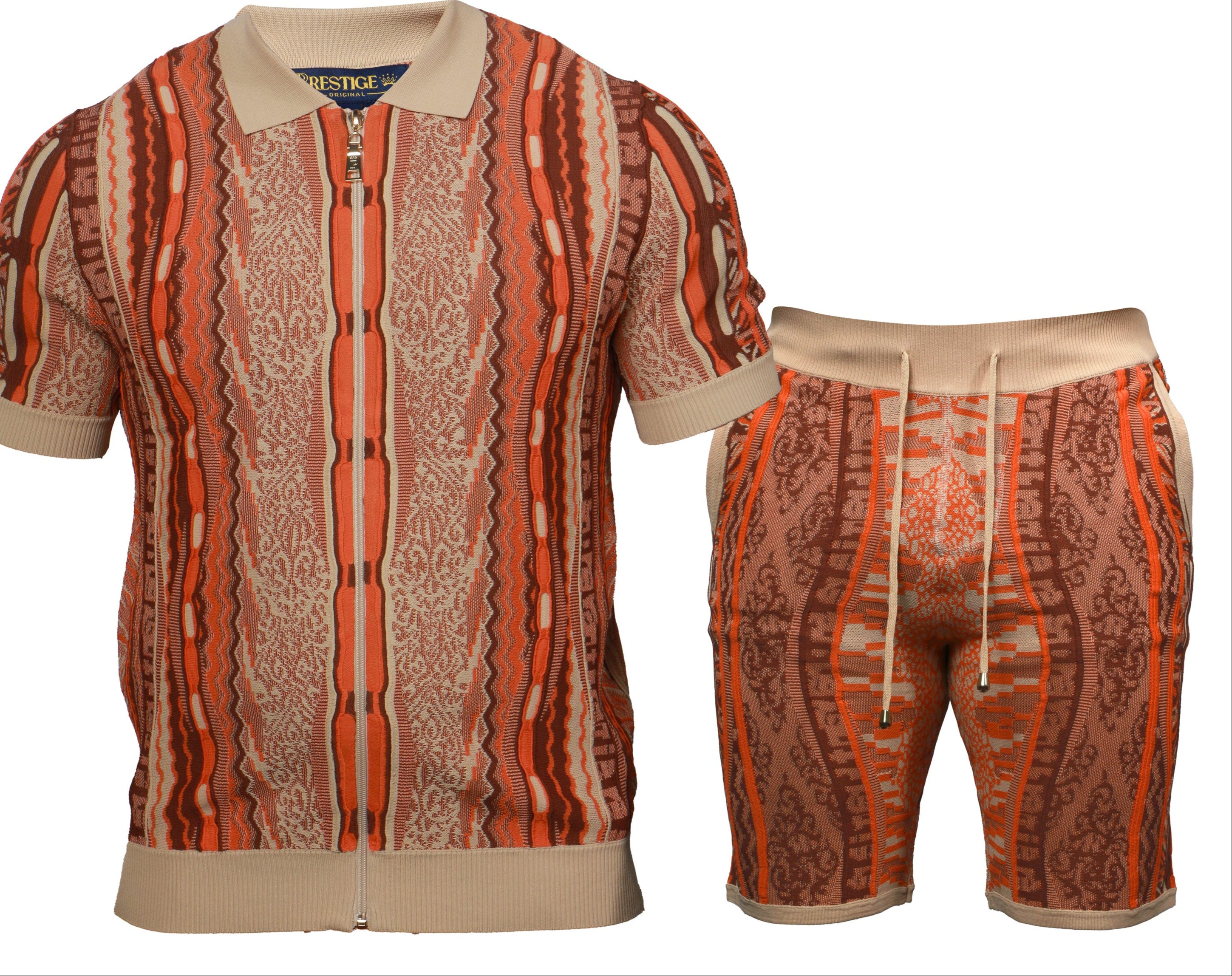Prestige CKJ-311 Short Set Tan