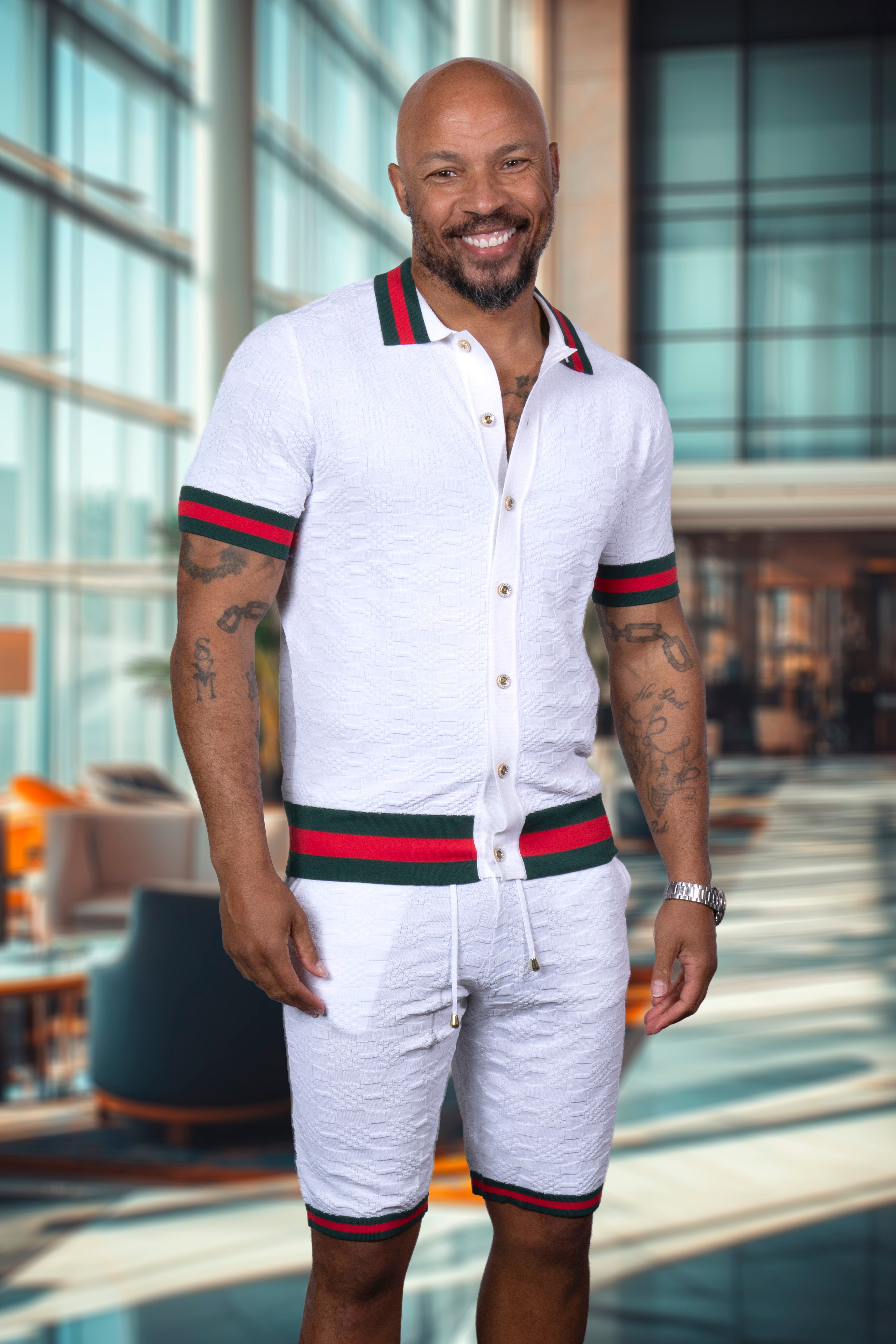 Prestige CKJ-6126 Short Set White