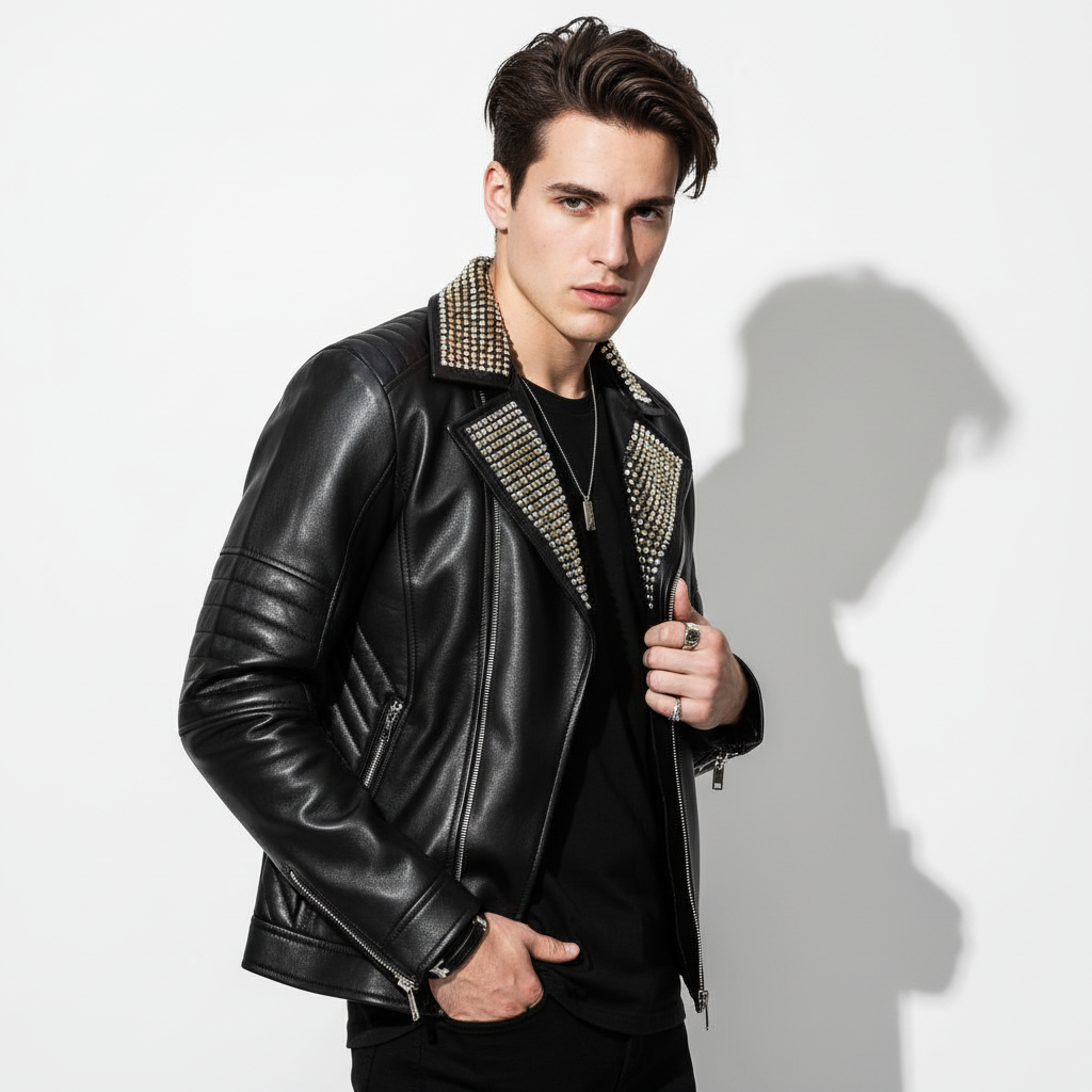 Rebel Essence Jacket - Century Penthouse Men's Black