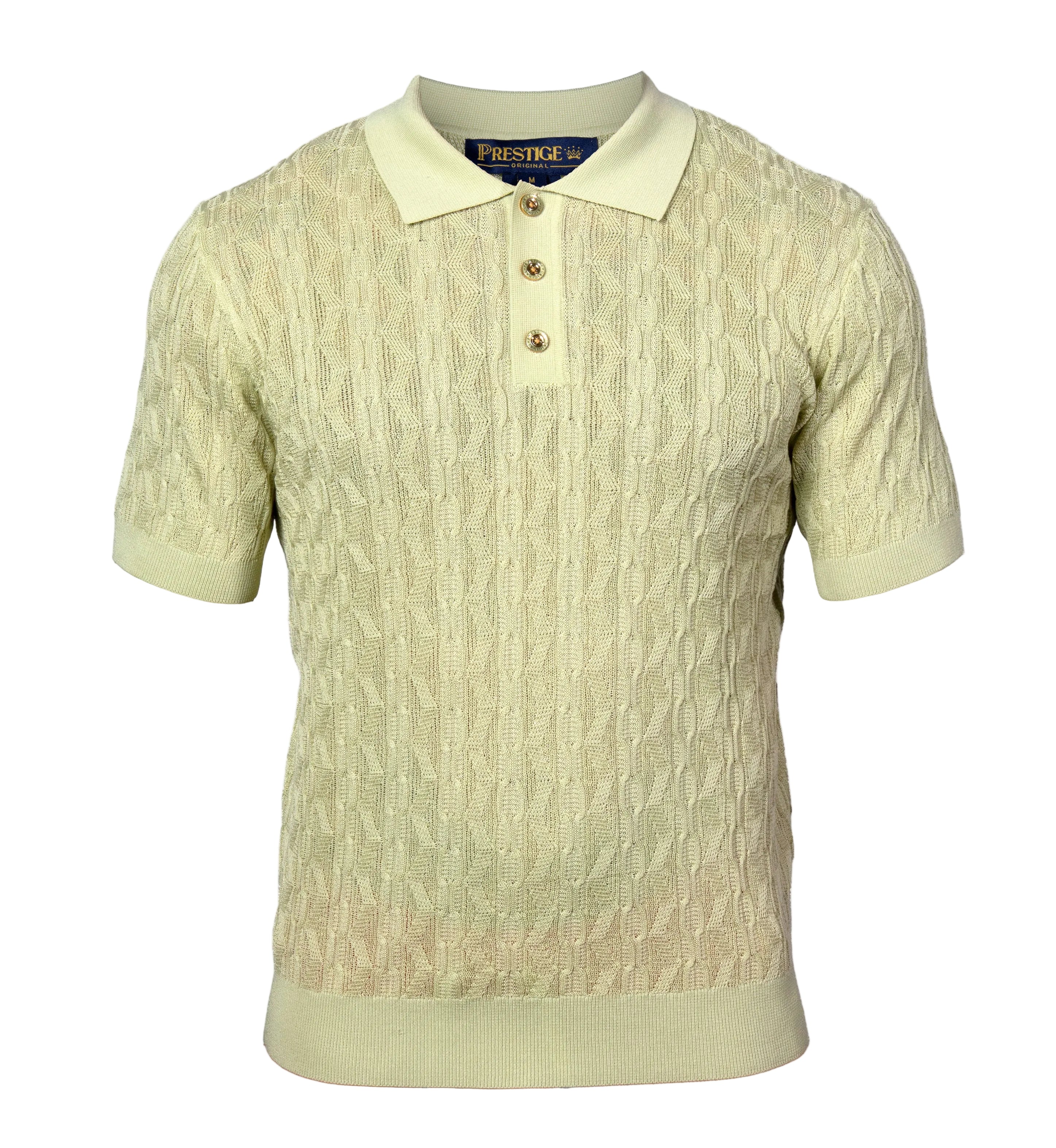 Prestige CMK-6001 Short Sleeve Knit Avocado