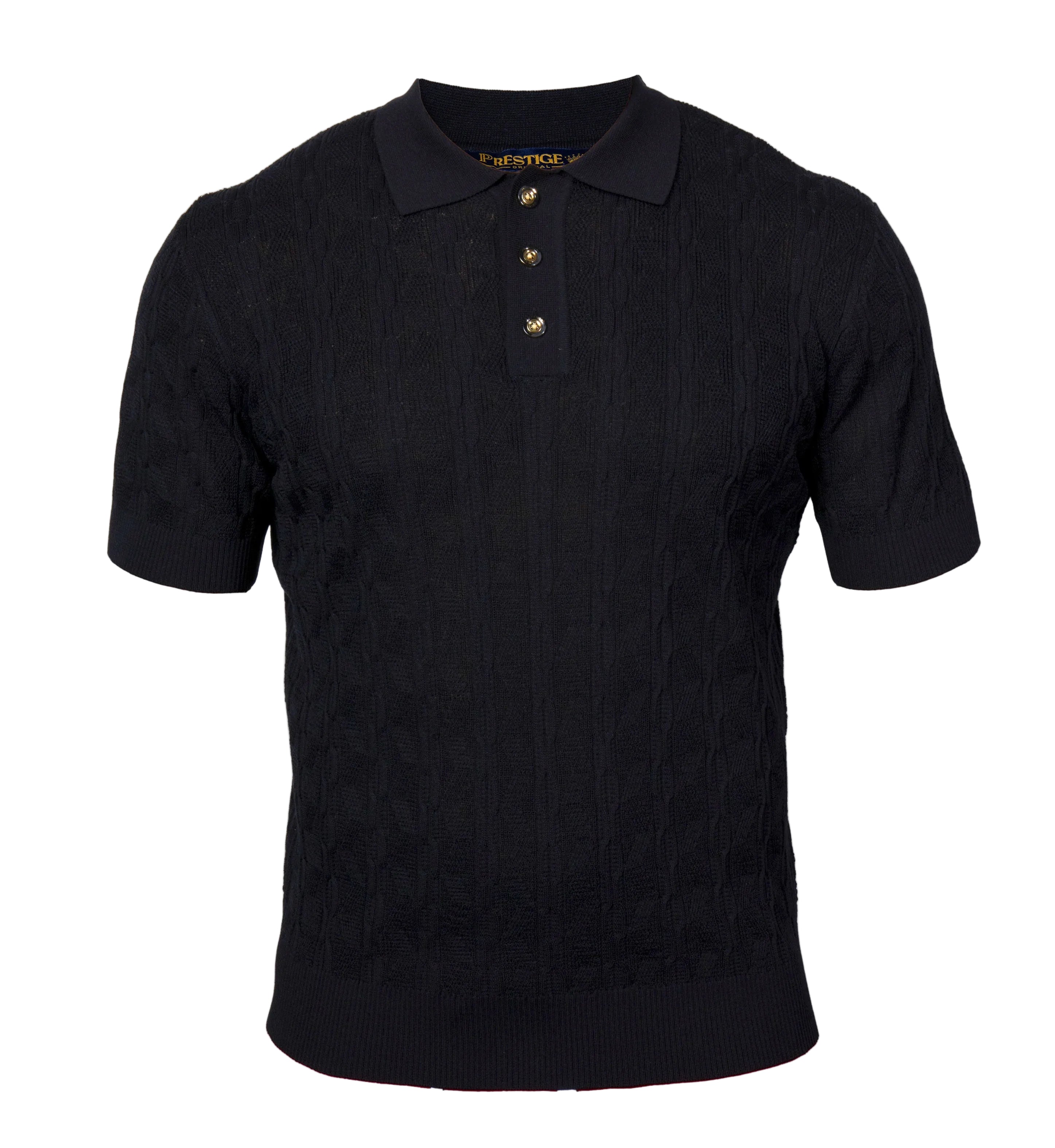 Prestige CMK-6001 Short Sleeve Knit Black