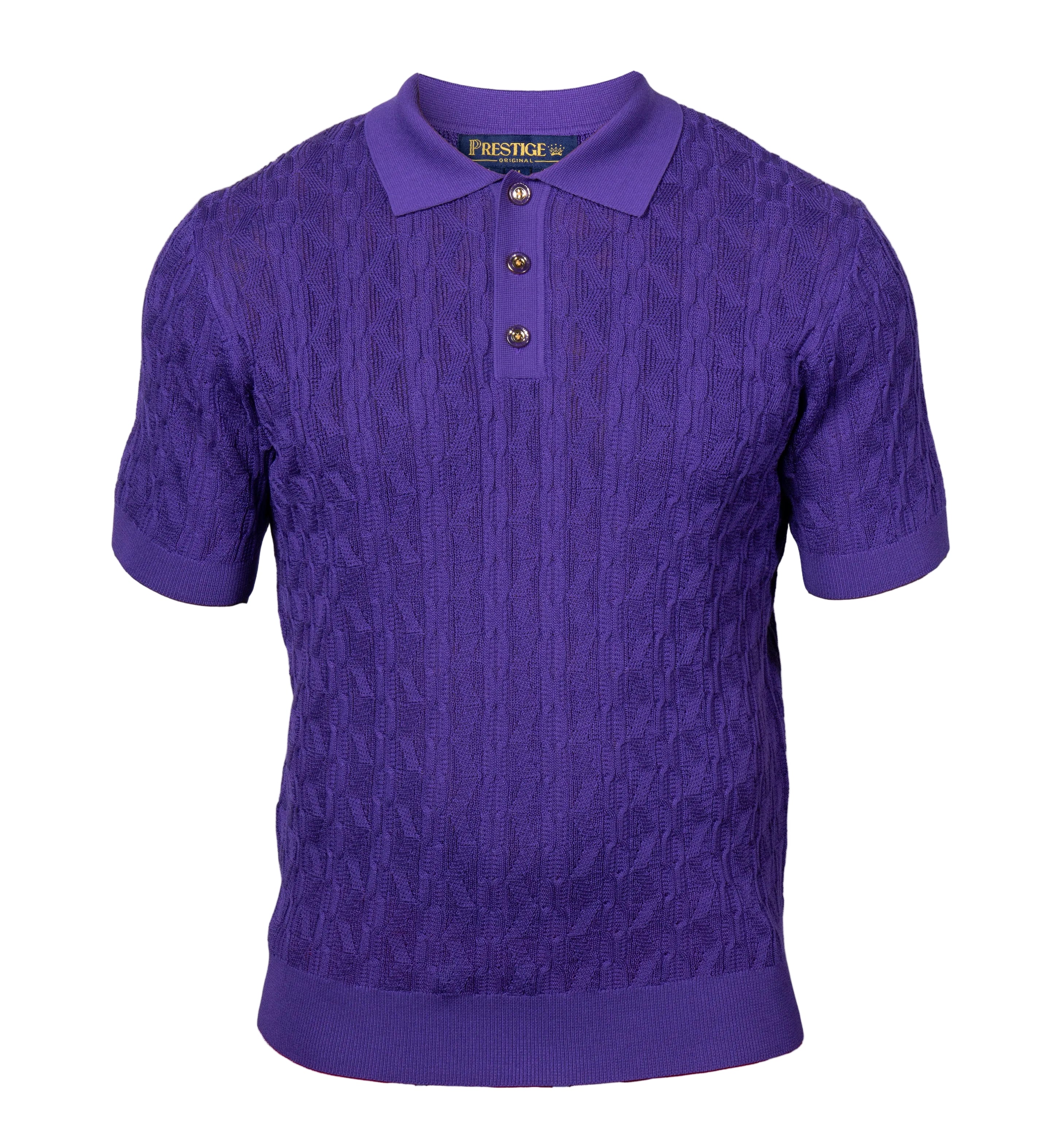 Prestige CMK-6001 Short Sleeve Knit Purple