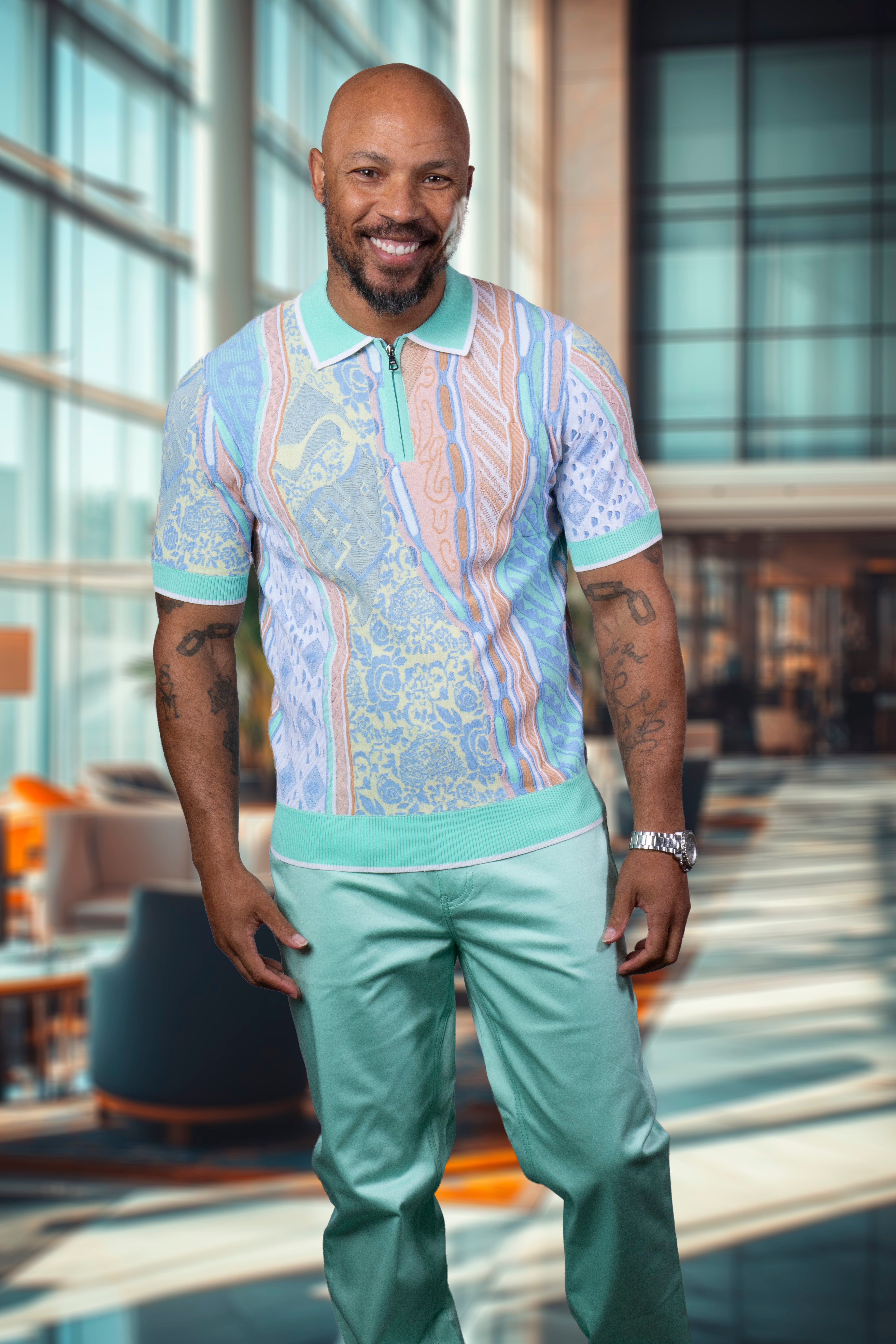 Prestige CMK-6002 Short Sleeve Knit Pastel