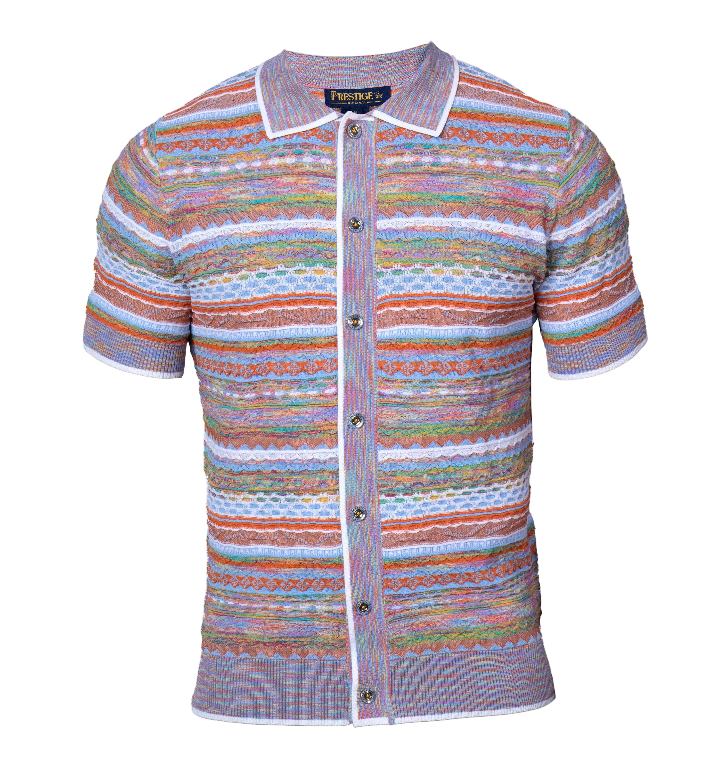 Prestige CMK-6005 Short Sleeve Knit Blue