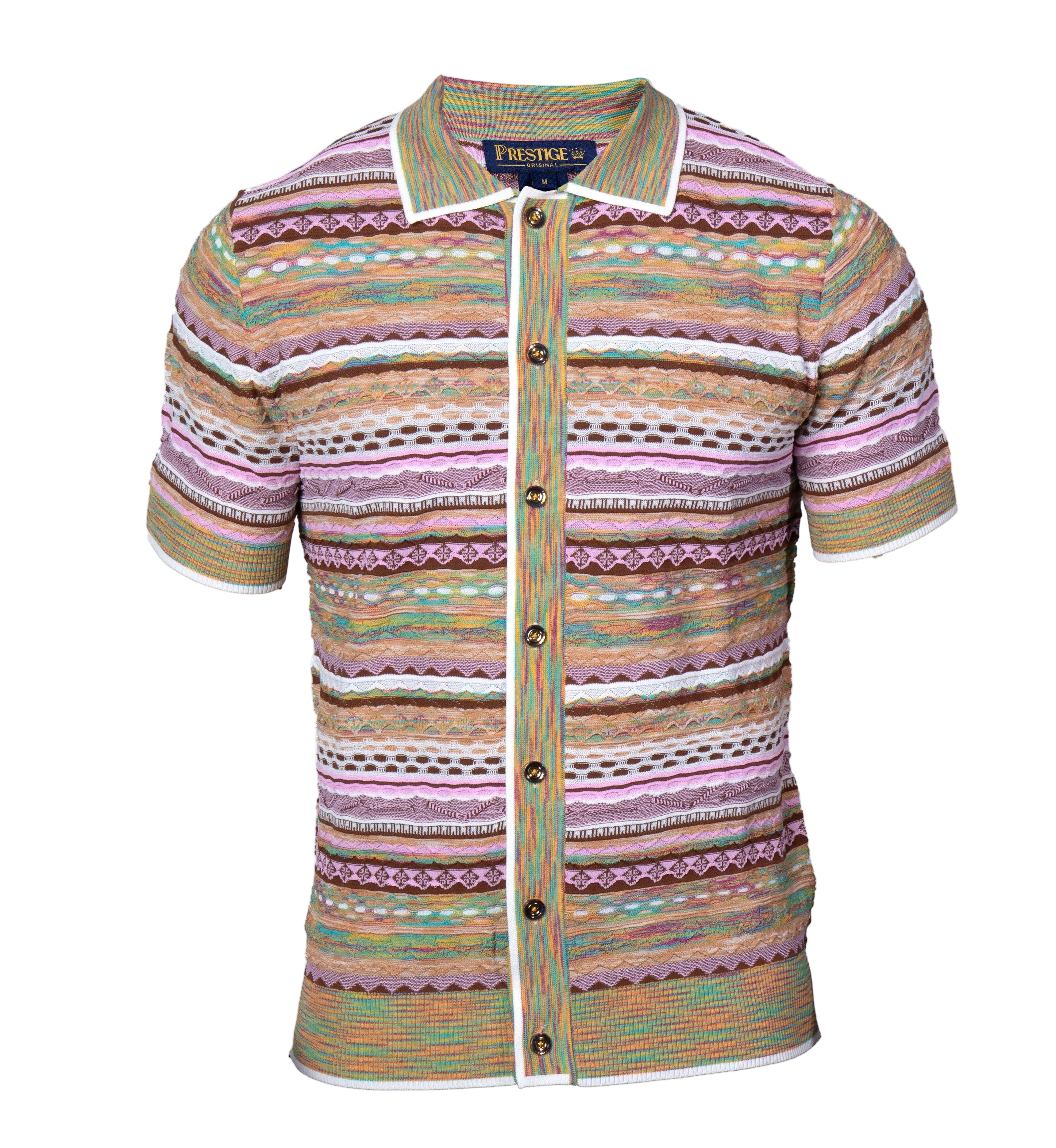 Prestige CMK-6005 Short Sleeve Knit Pink