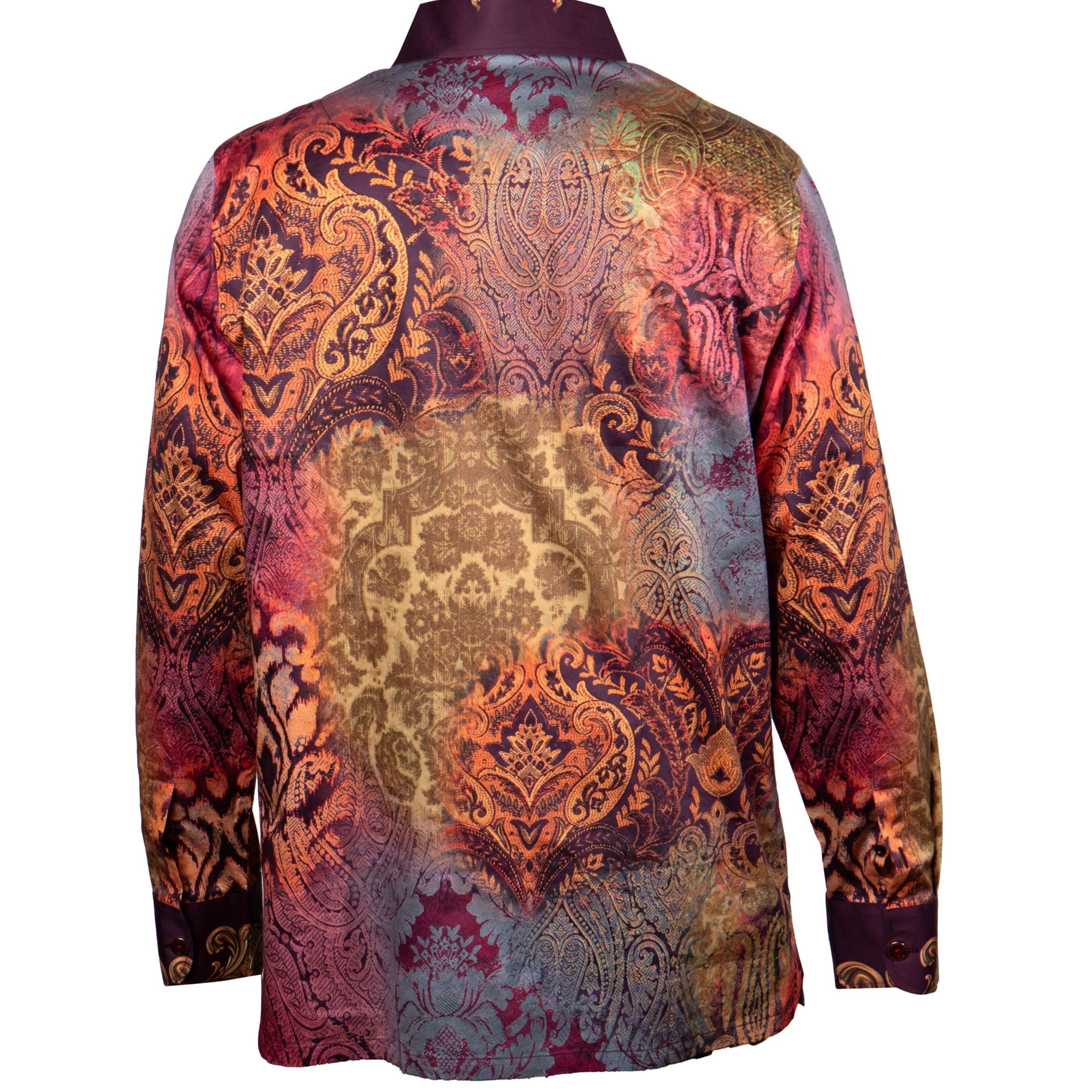 Prestige COT-403 Long Sleeve Shirt Burgundy