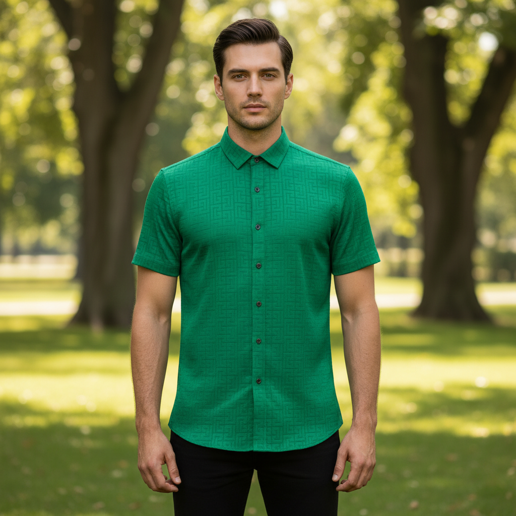 GRECIAN GRACE Shirt - CENTURY PENTHOUSE GREEN