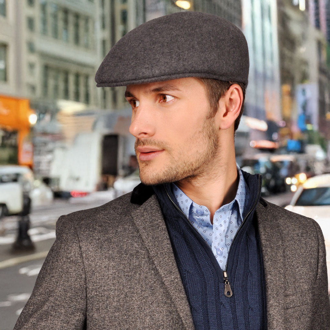 Ascot Men's Wool Felt Cap