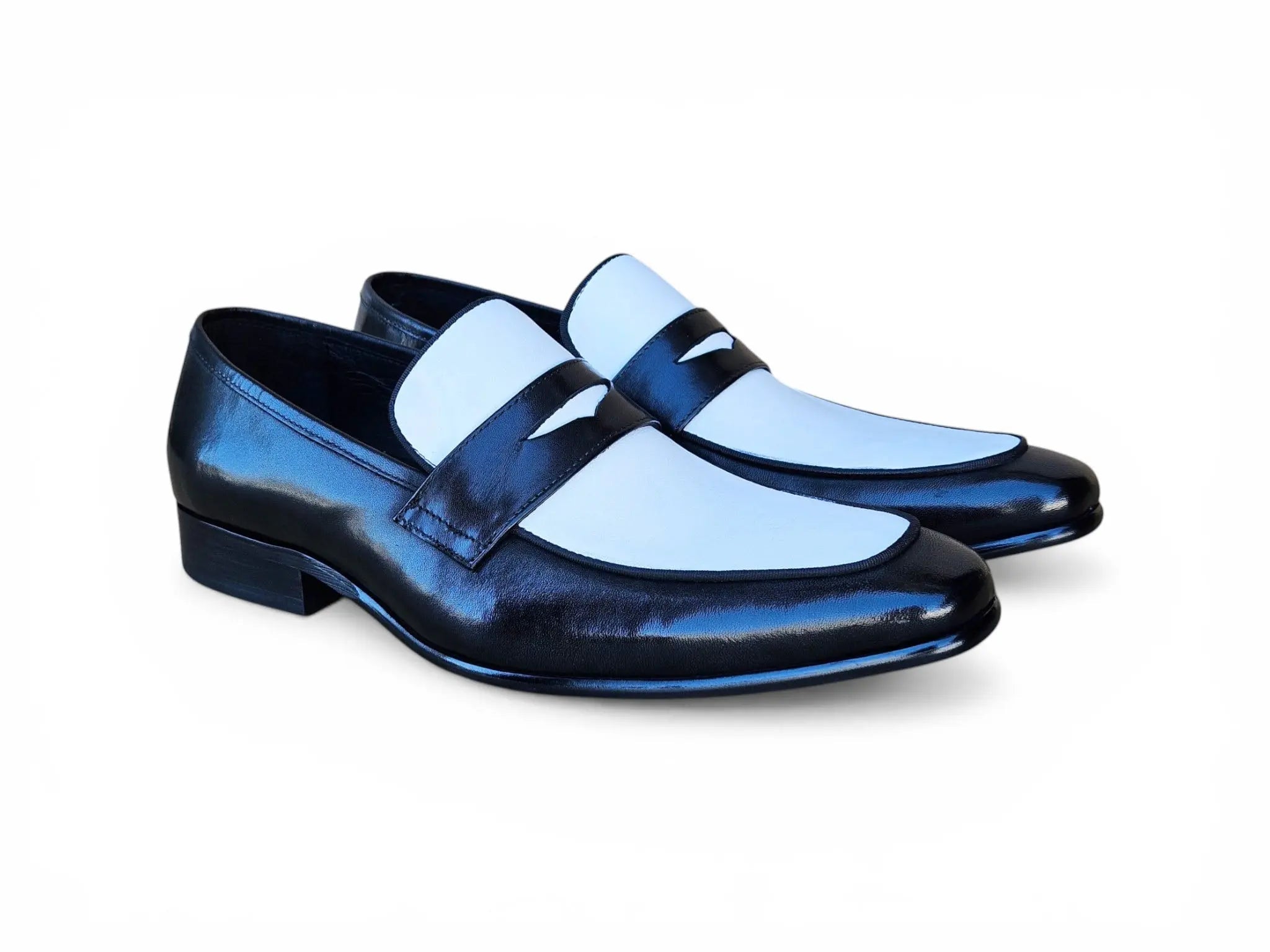 Contrast Two Tone Penny Loafer