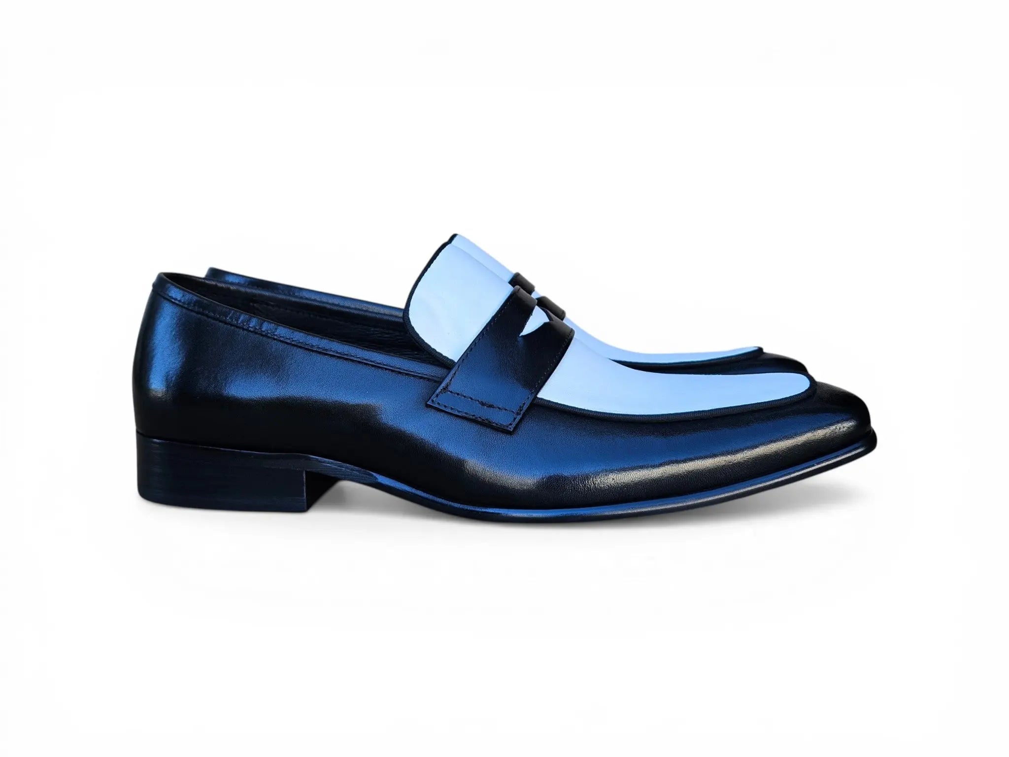 Contrast Two Tone Penny Loafer