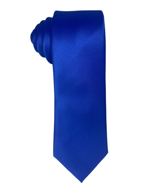 Zenio MS400 Satin Solid Slim Ties
