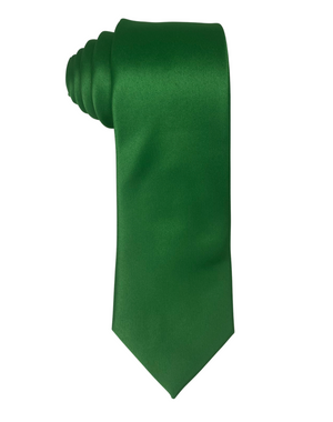 Zenio MS400 Satin Solid Slim Ties