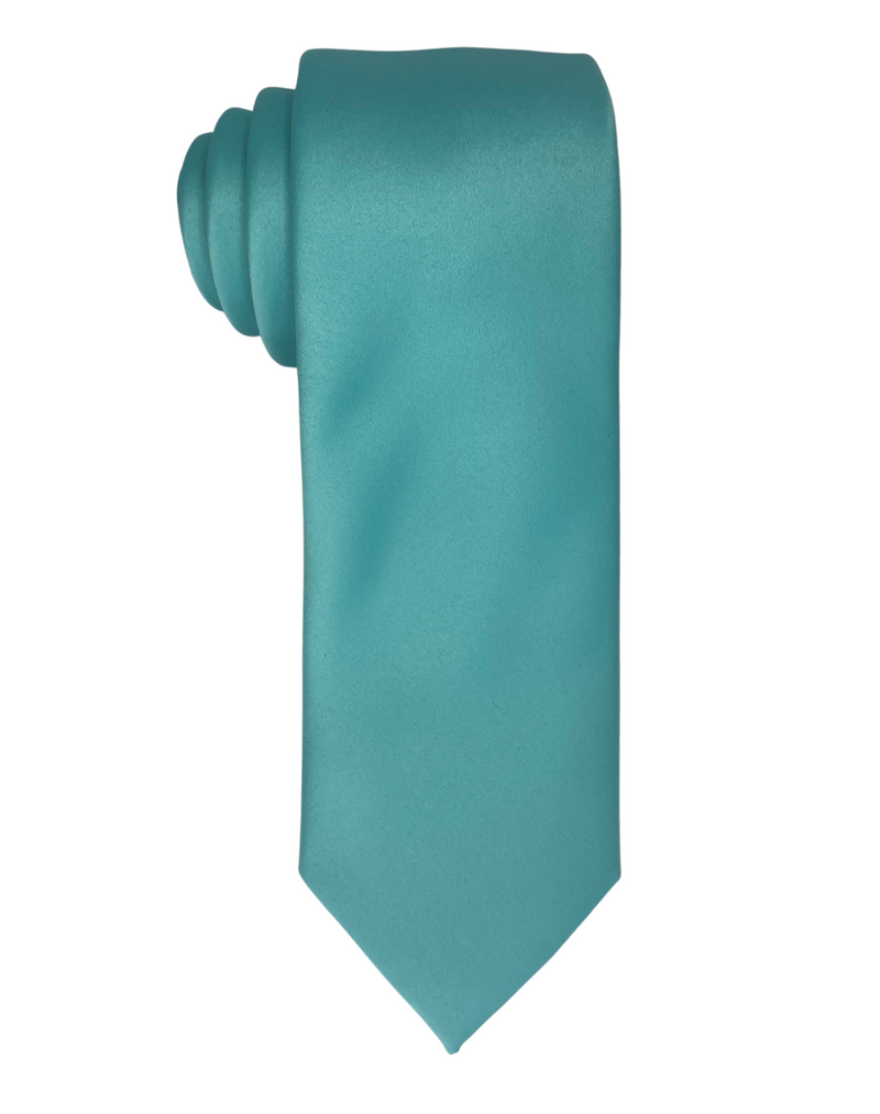 Zenio MS400 Satin Solid Slim Ties
