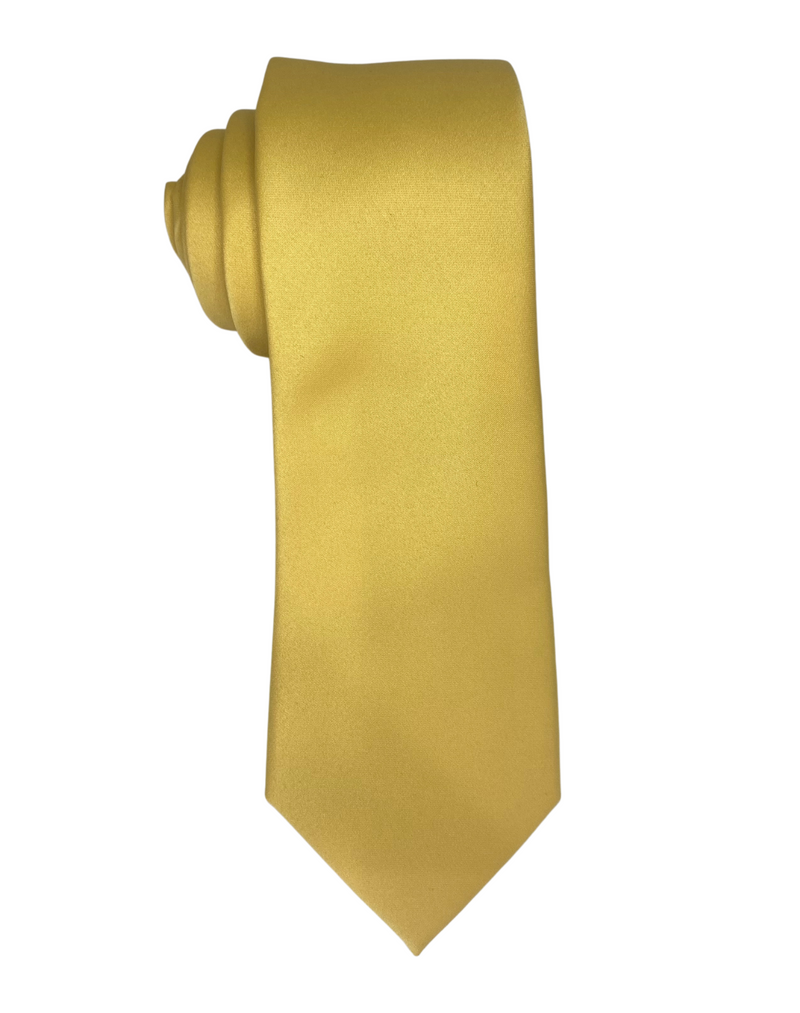 Zenio MS400 Satin Solid Slim Ties