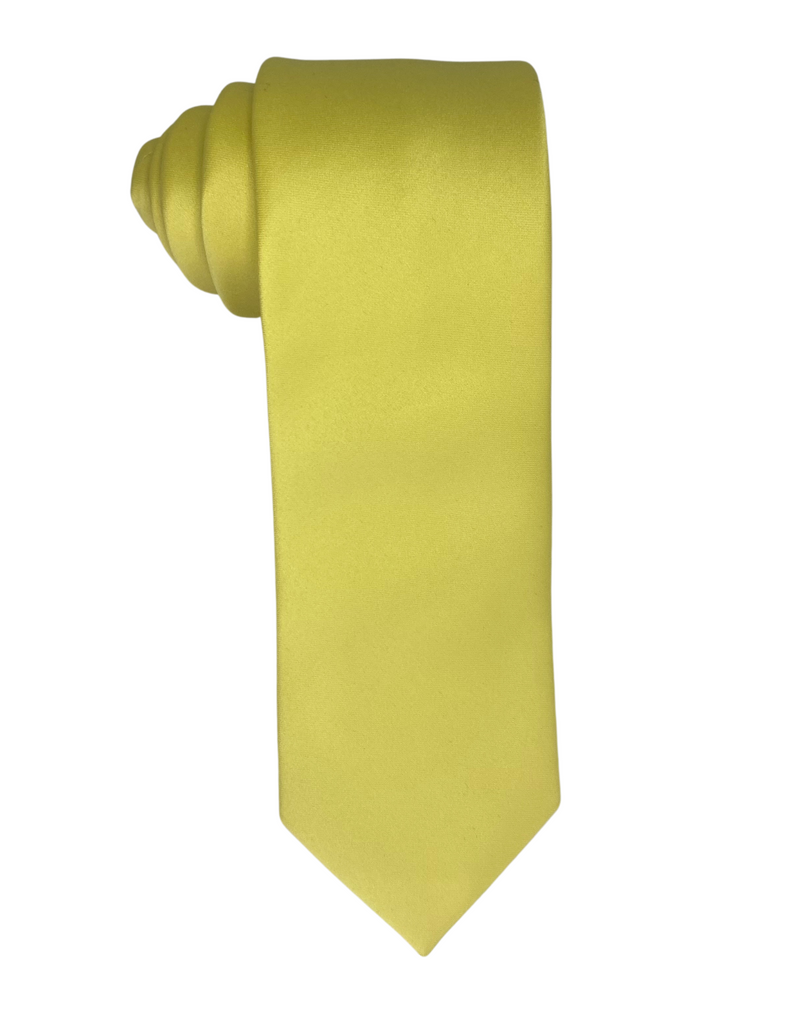 Zenio MS400 Satin Solid Slim Ties
