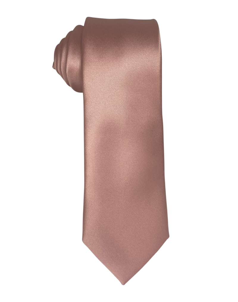 Zenio MS400 Satin Solid Slim Ties