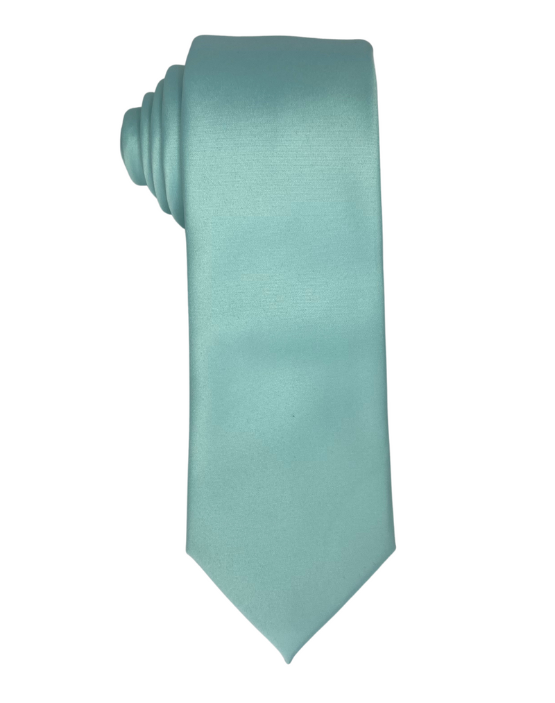 Zenio MS400 Satin Solid Slim Ties