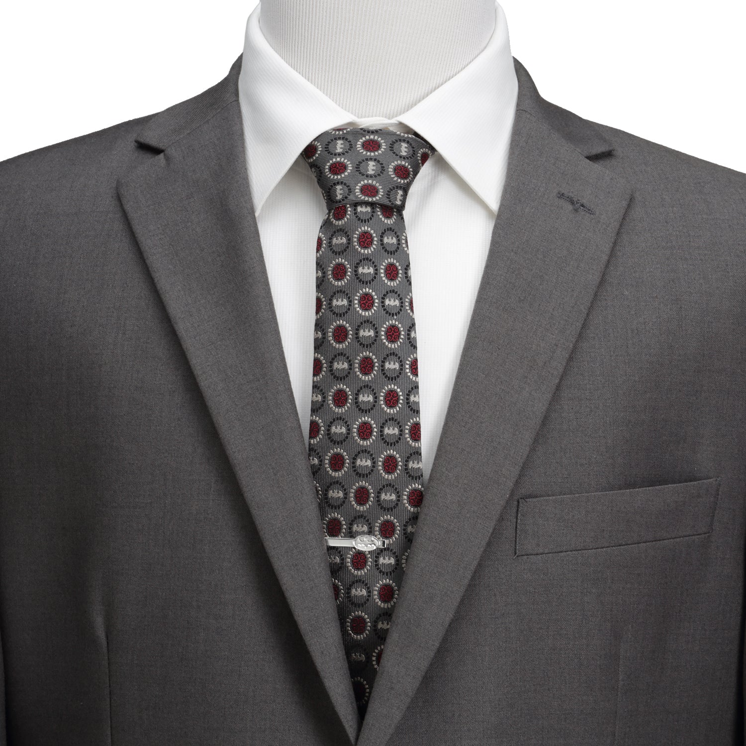 DC Batman Stainless Steel Recessed Tie Bar