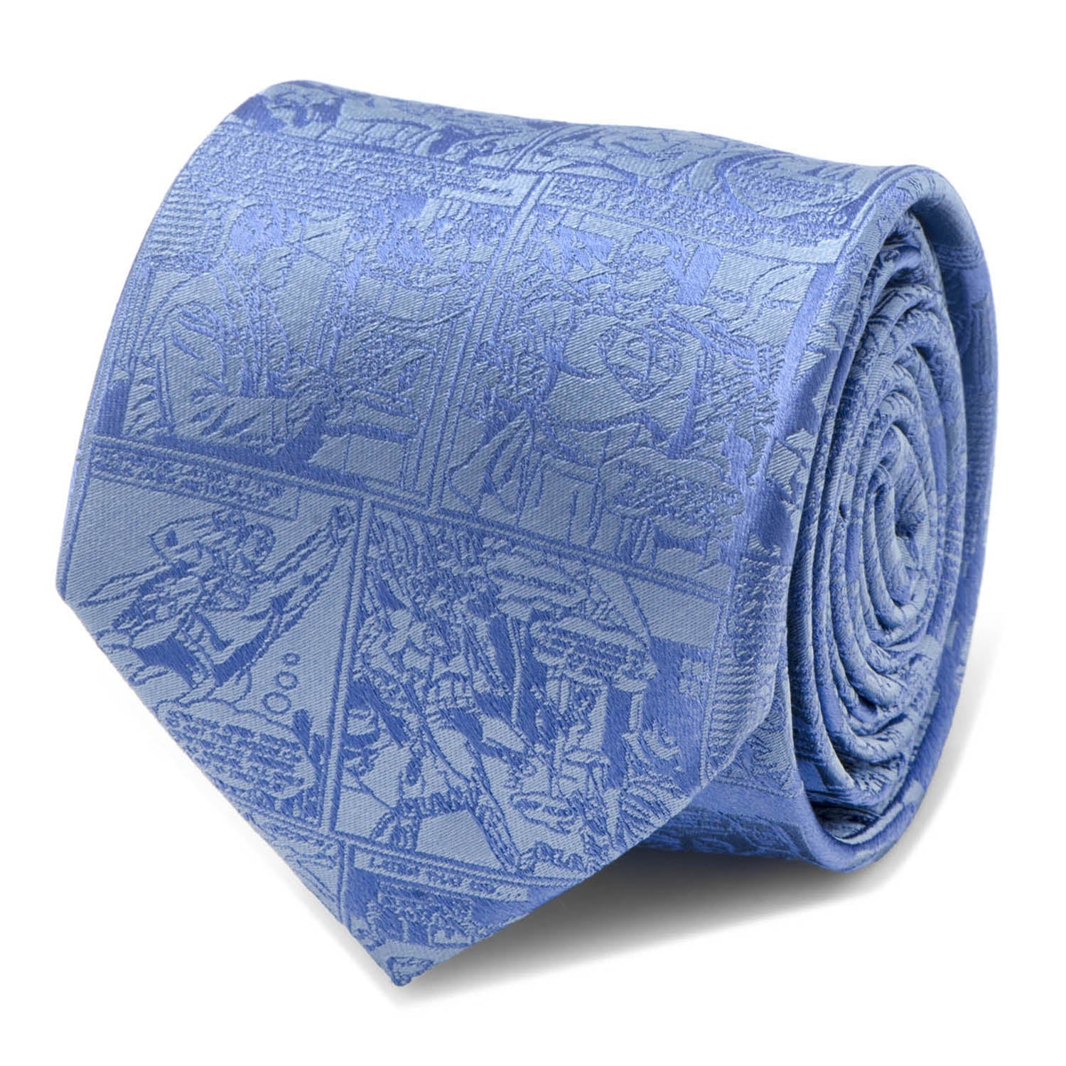 DC Superman Comic Blue Mens Tie
