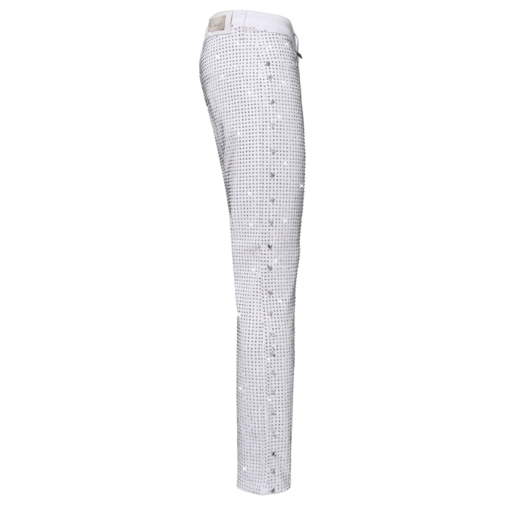 Pure Style Pants WHITE/SILVER