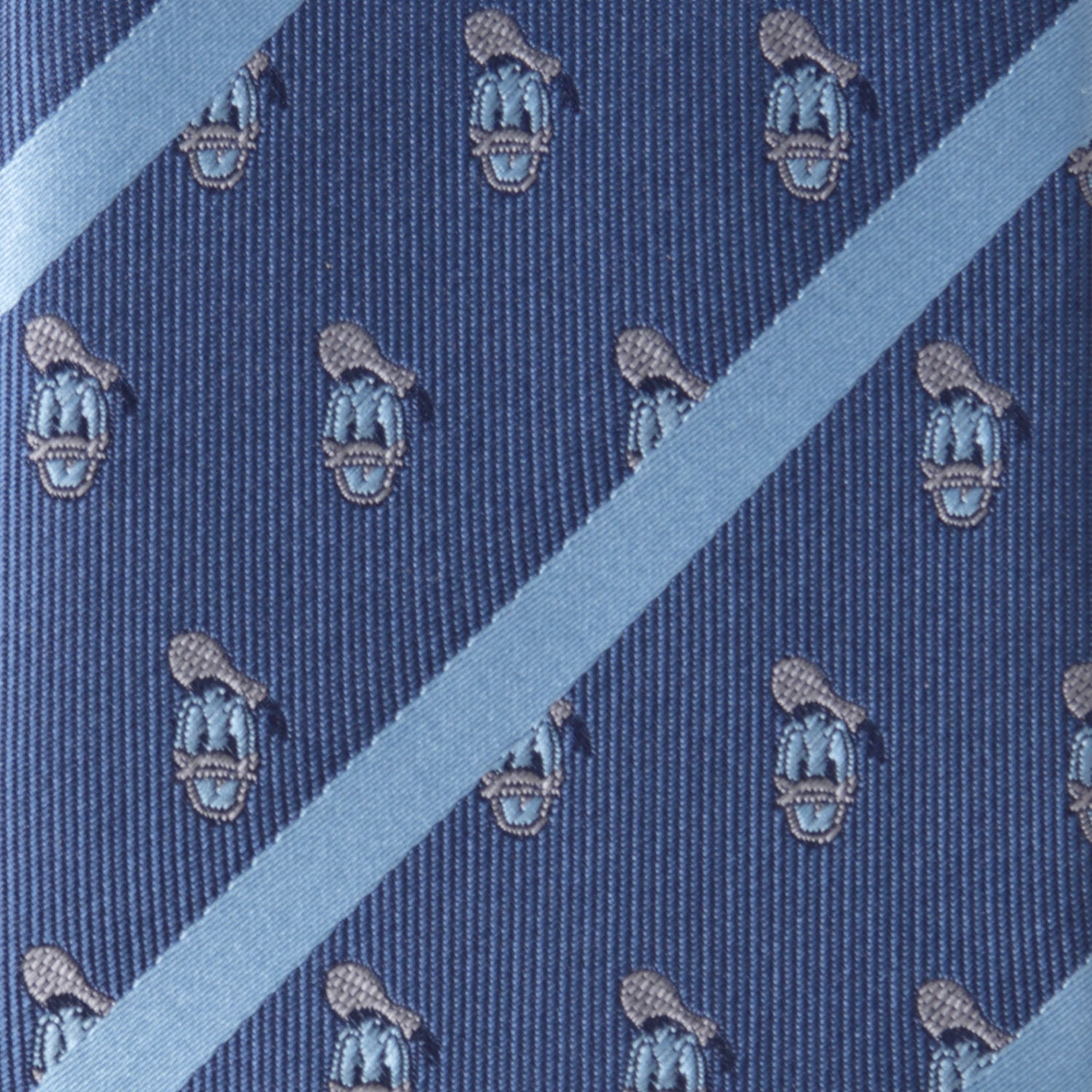 Disney Donald Duck Stripe Blue Men's Tie