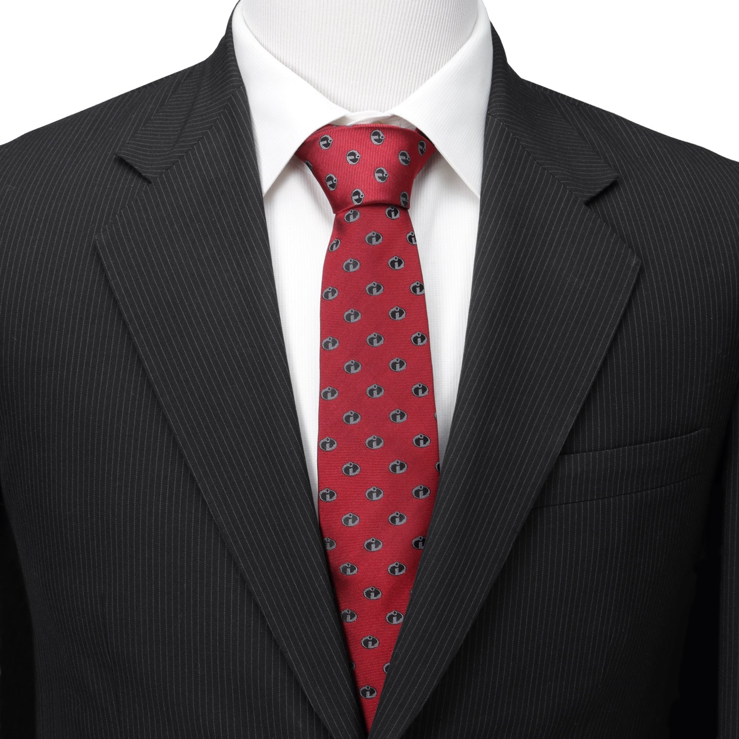 Disney Pixar The Incredibles Logo Red Men's Tie