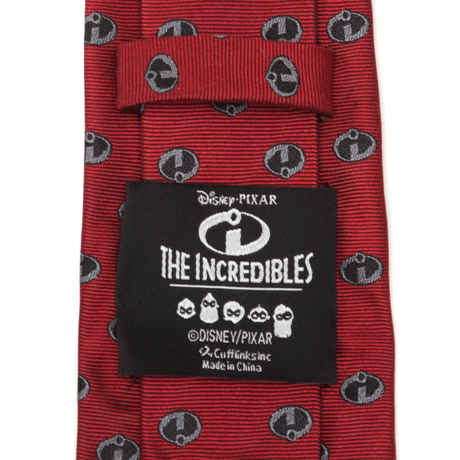 Disney Pixar The Incredibles Logo Red Men's Tie