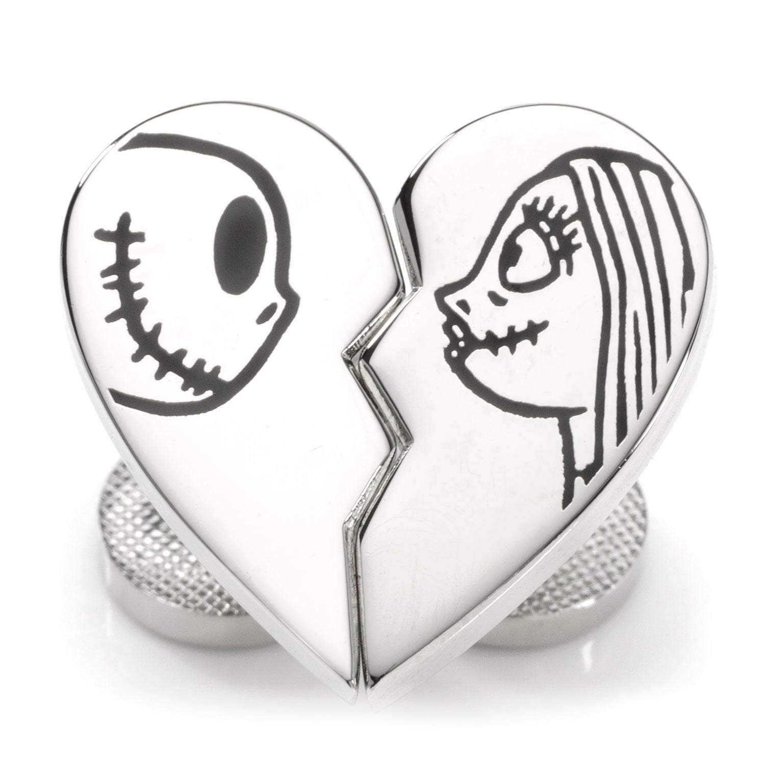 Disney The Nightmare Before Christmas Jack & Sally 'Simply Meant to Be' Cufflinks