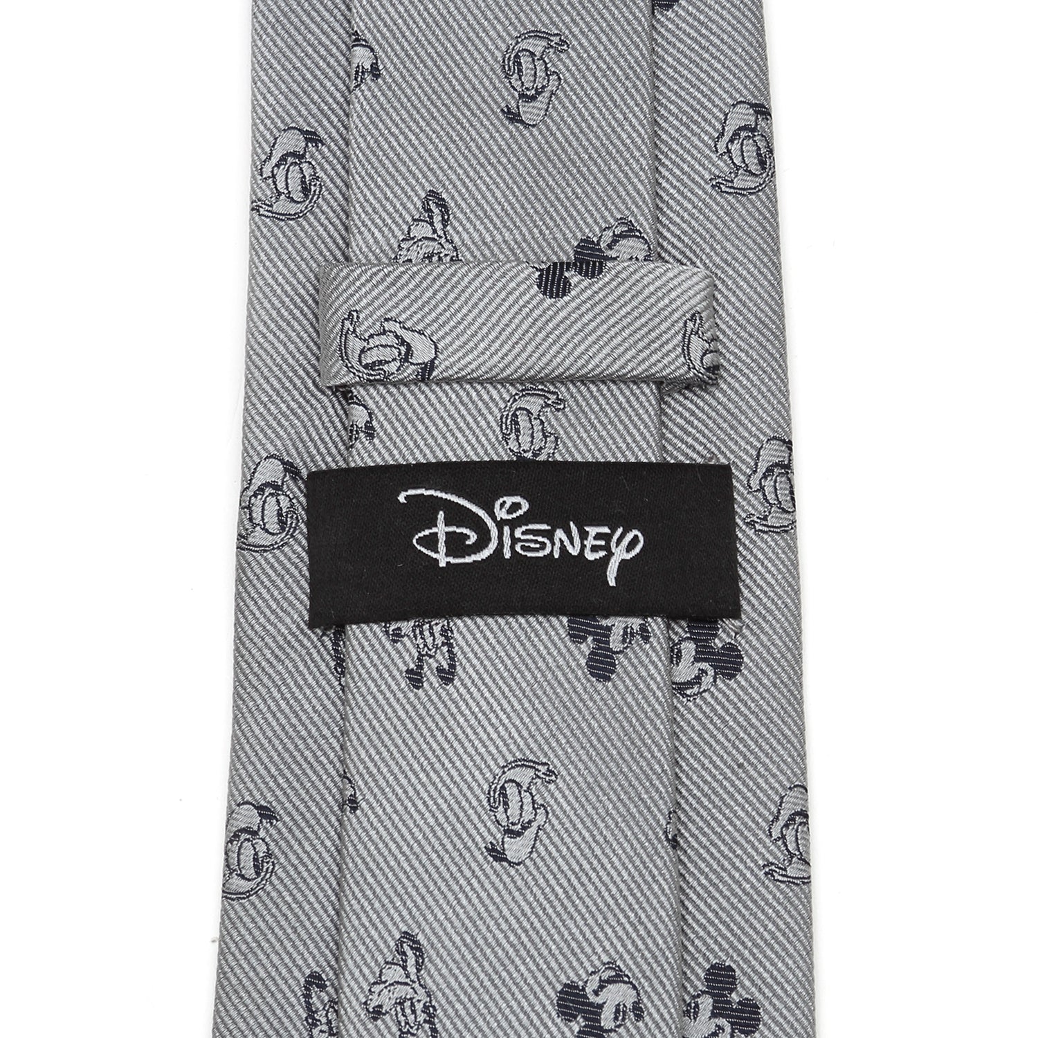 Disney Mickey and Friends Gray Men's Tie