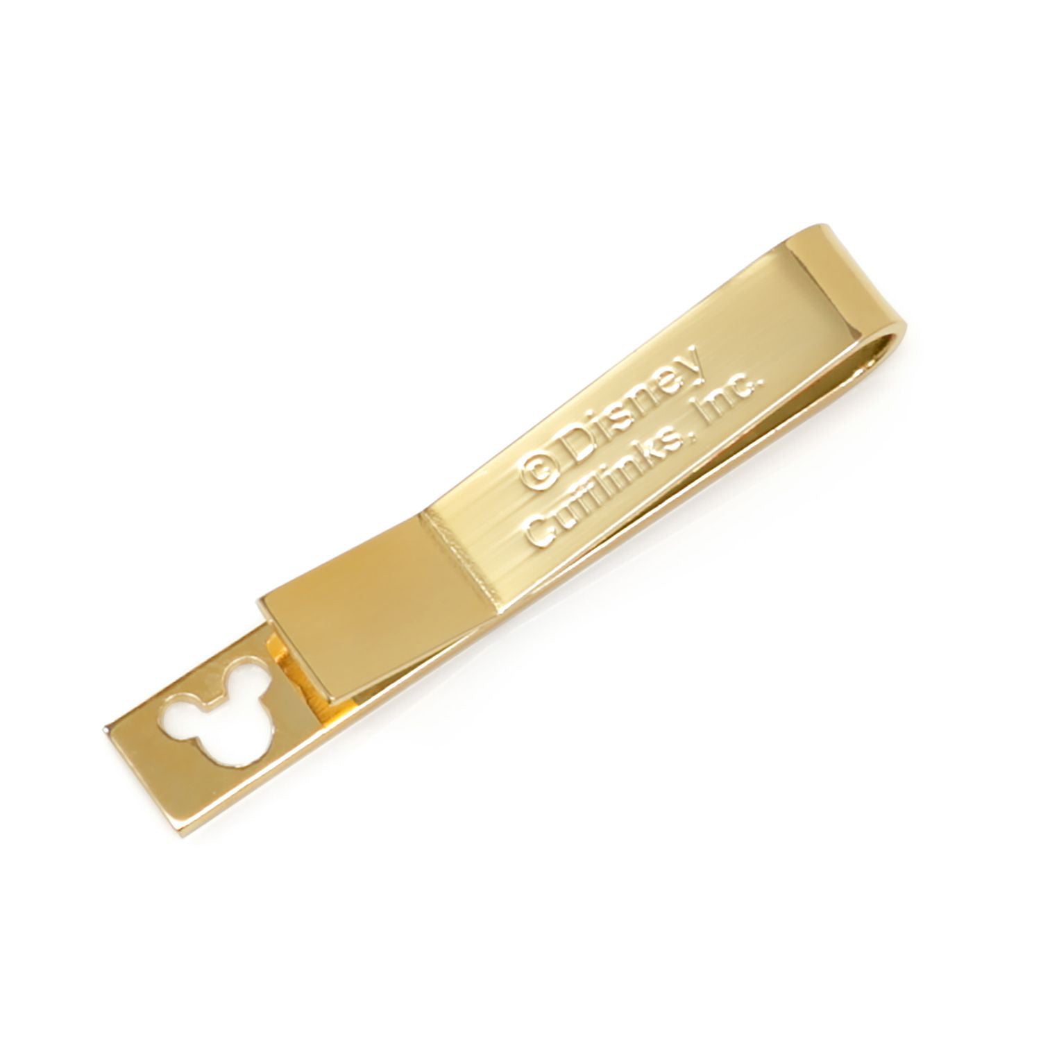 Disney Mickey Mouse Cutout Gold Tie Bar