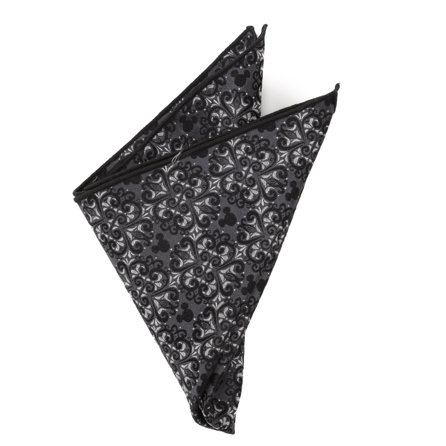 Disney Mickey Mouse Damask Tile Pocket Square