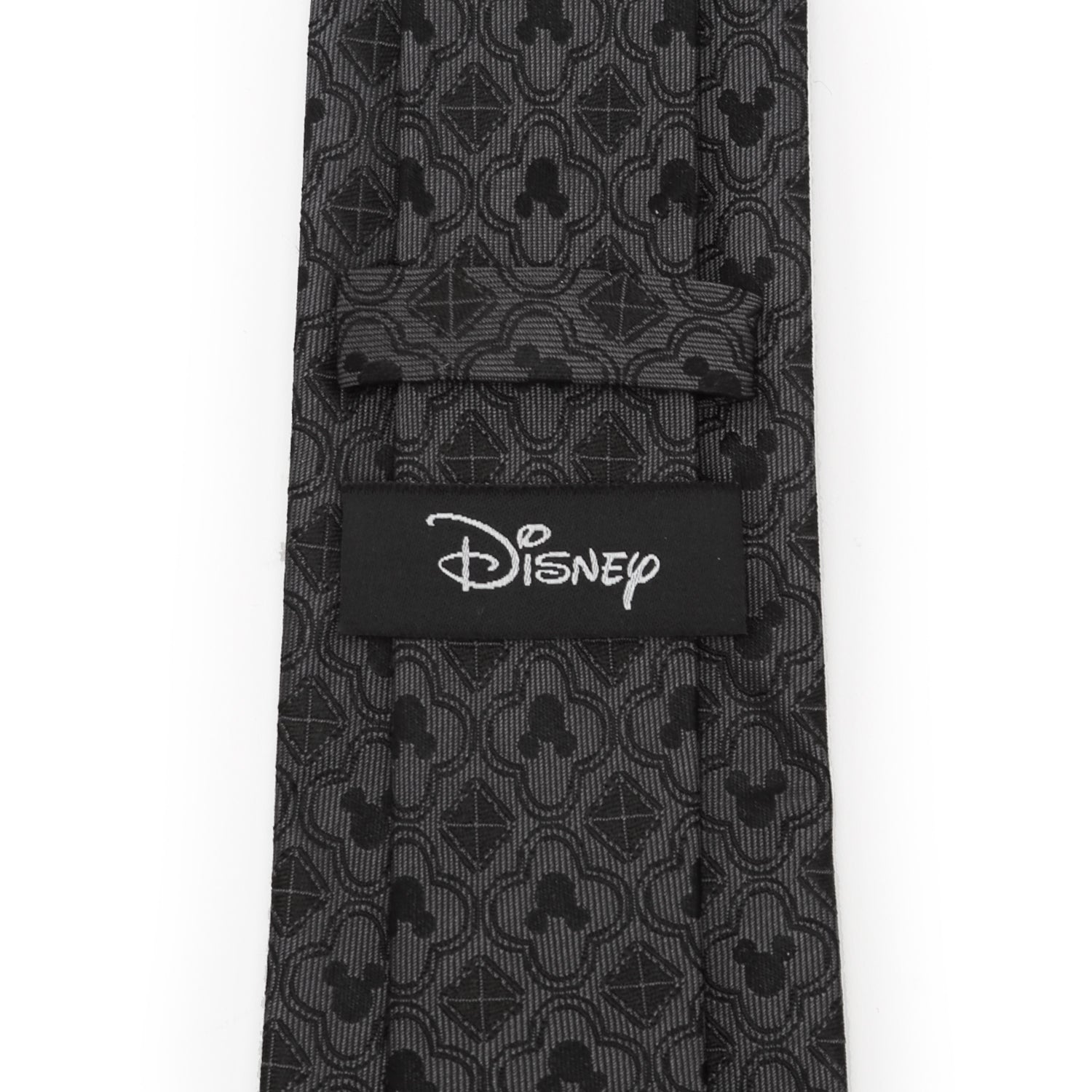 Disney Mickey Mouse Pattern Black Men's Tie