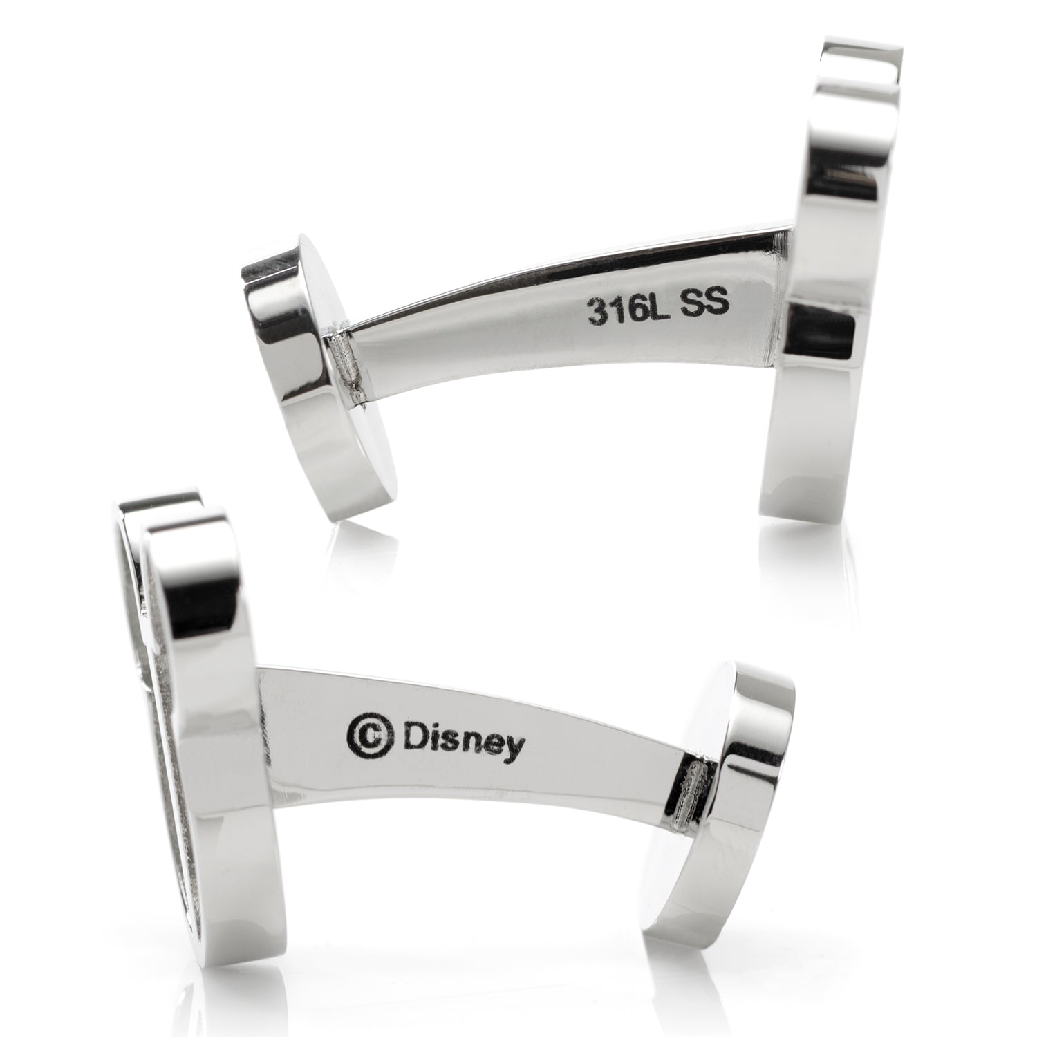 Disney Mickey Mouse Silhouette Cutout Cufflinks