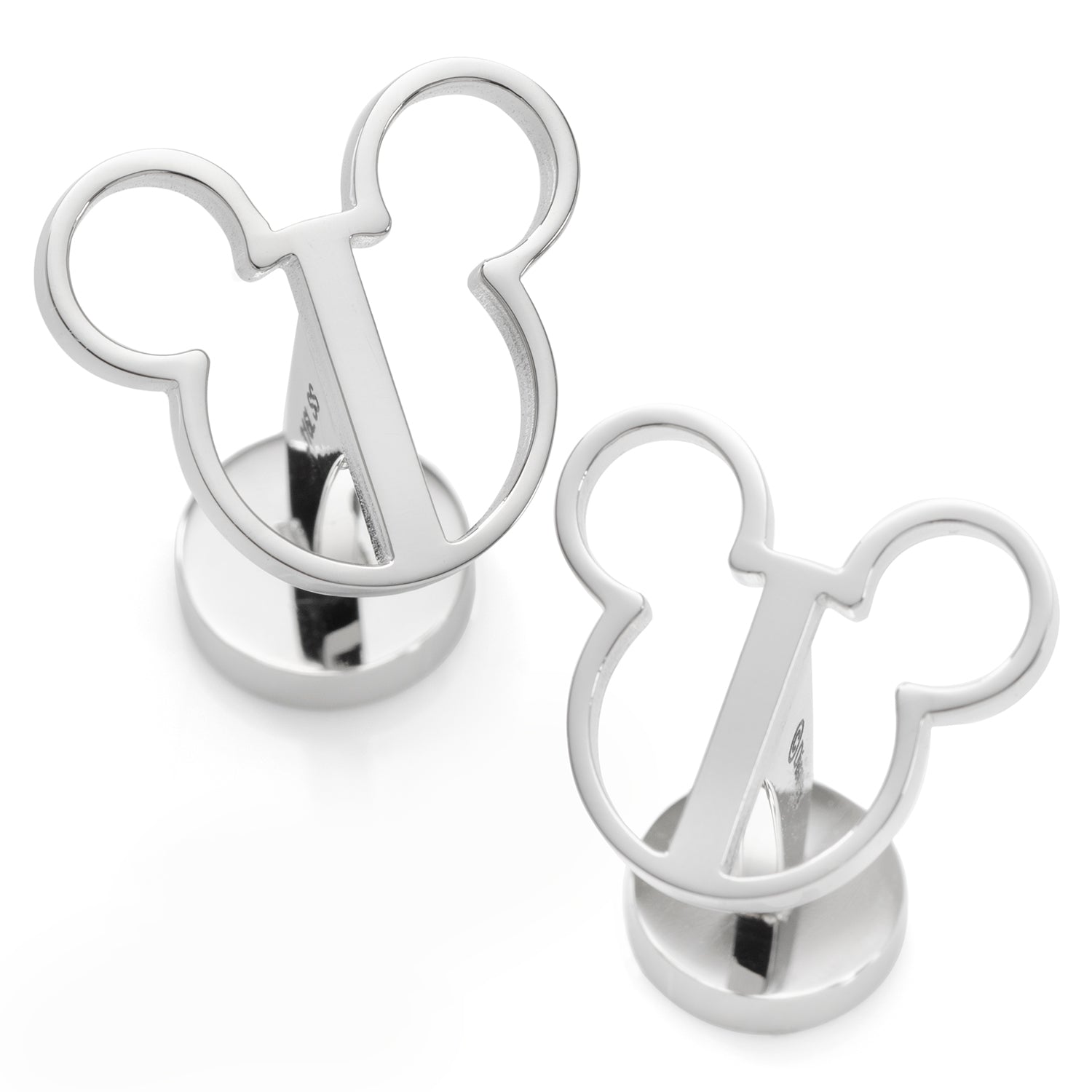 Disney Mickey Mouse Silhouette Cutout Cufflinks