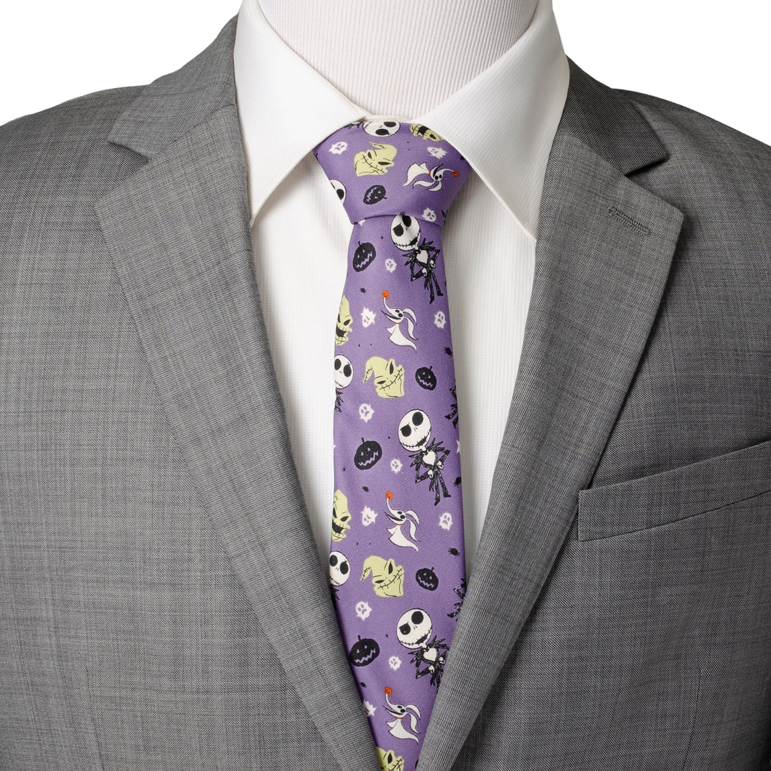 Disney The Nightmare Before Christmas Purple Men's Tie